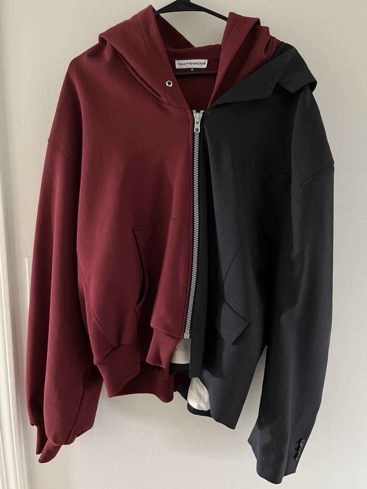 Gosha Rubchinskiy Gosha Rubchinskiy Hybrid Hoodie Size US M / EU 48-50 / 2 - 1 Thumbnail