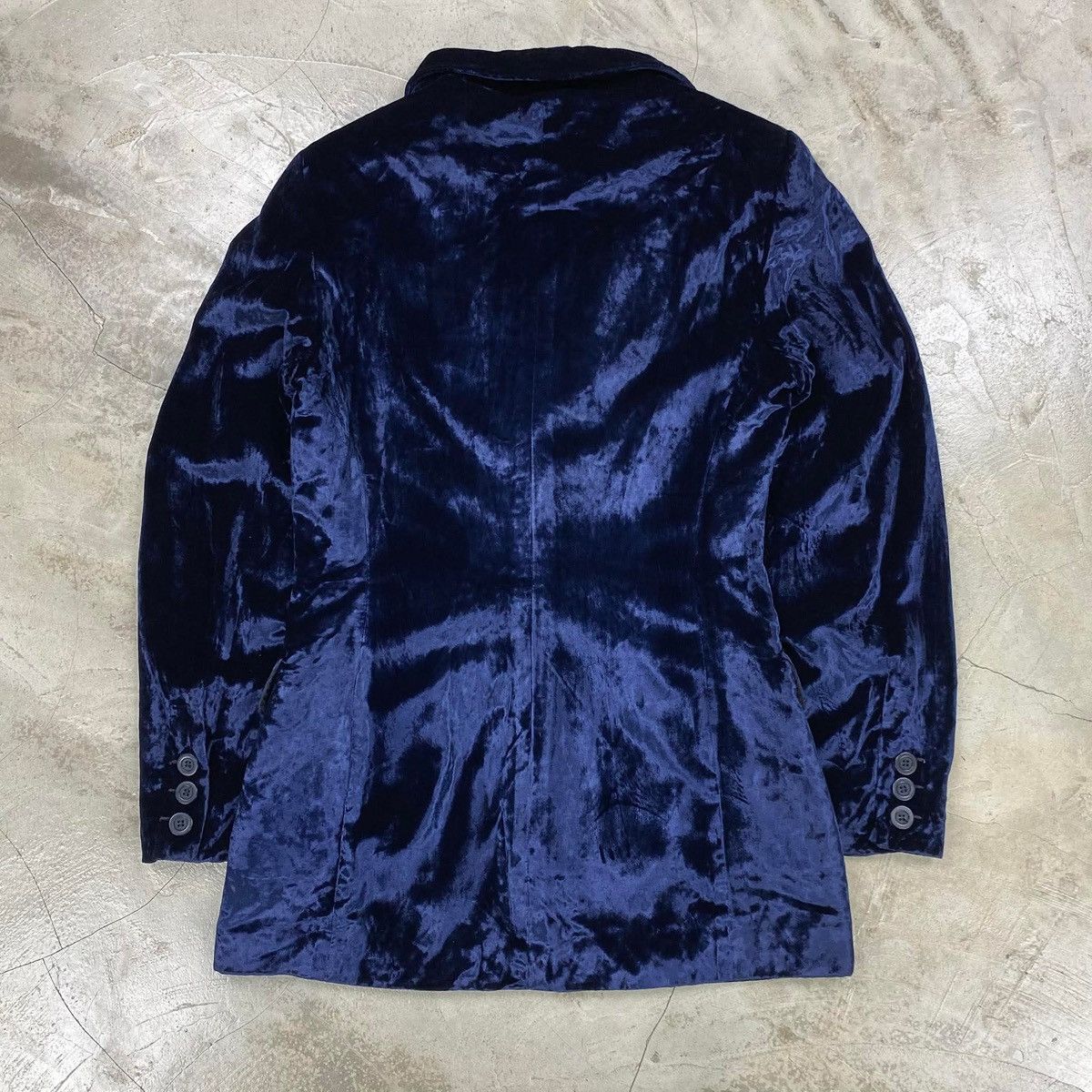 Dolce & Gabbana Crushed Velvet Single Button Blazer Size 34S - 11 Thumbnail