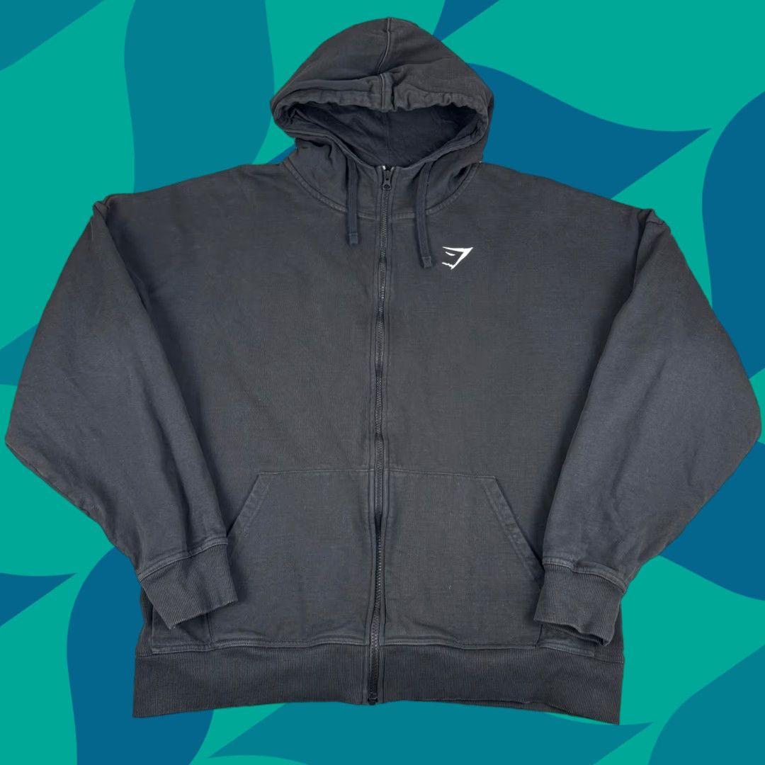 Gymshark Gymshark Onyx V3 Compression Hoodie Black Onyx ✓DAVID