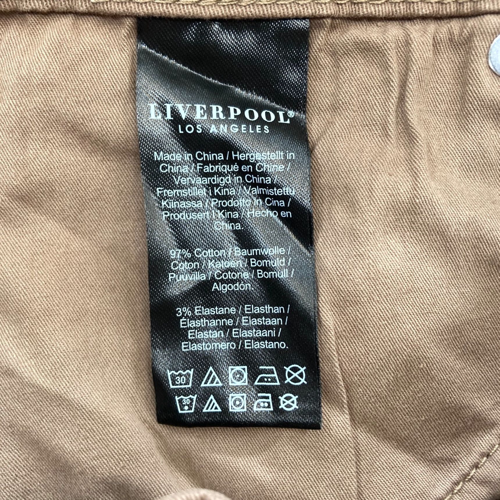 Vintage Liverpool Regent Relaxed Straight 5 Pocket Pants Mens 28x32 Brown Stretch Chino Size US 28 / EU 44 - 7 Thumbnail