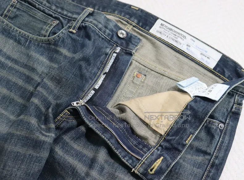 Neighborhood Neighborhood size XL Washed Denim Jeans Washed DP Narrow J Size US 27 - 3 Thumbnail