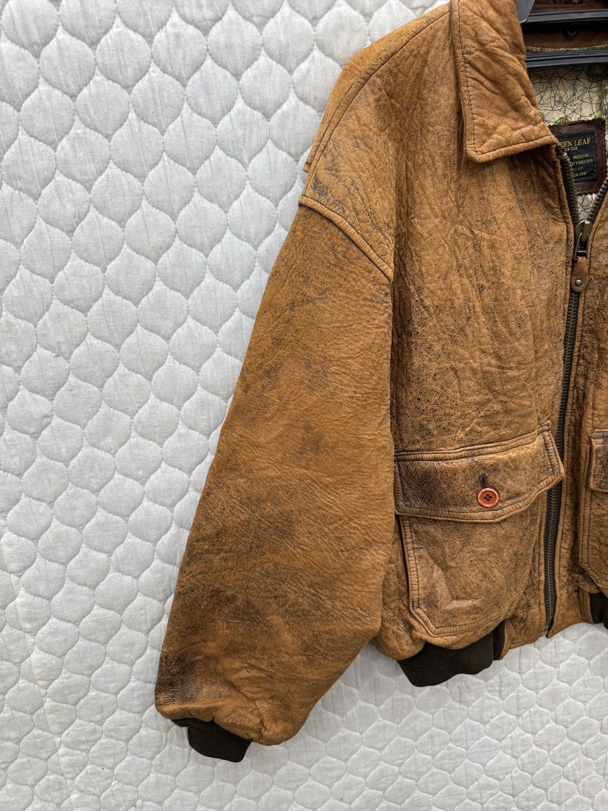 Vintage 🔥🔥💥STEALS VTG GREEN LEAF US AIR FORCE JACKET Size US L / EU 52-54 / 3 - 15 Thumbnail