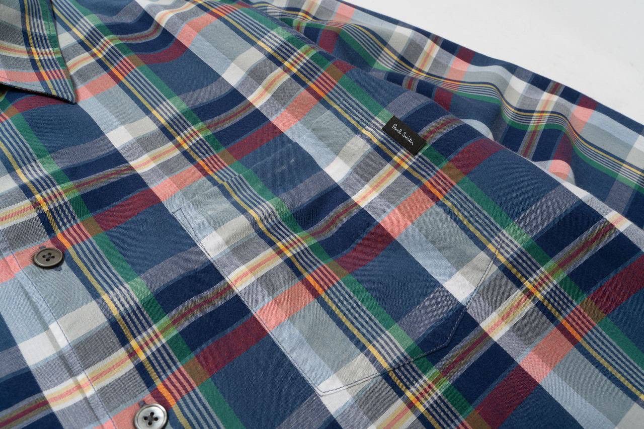 Paul Smith 🔵PS PAUL SMITH Tailored Fit Checked Plaid Shirt Size US M / EU 48-50 / 2 - 7 Thumbnail