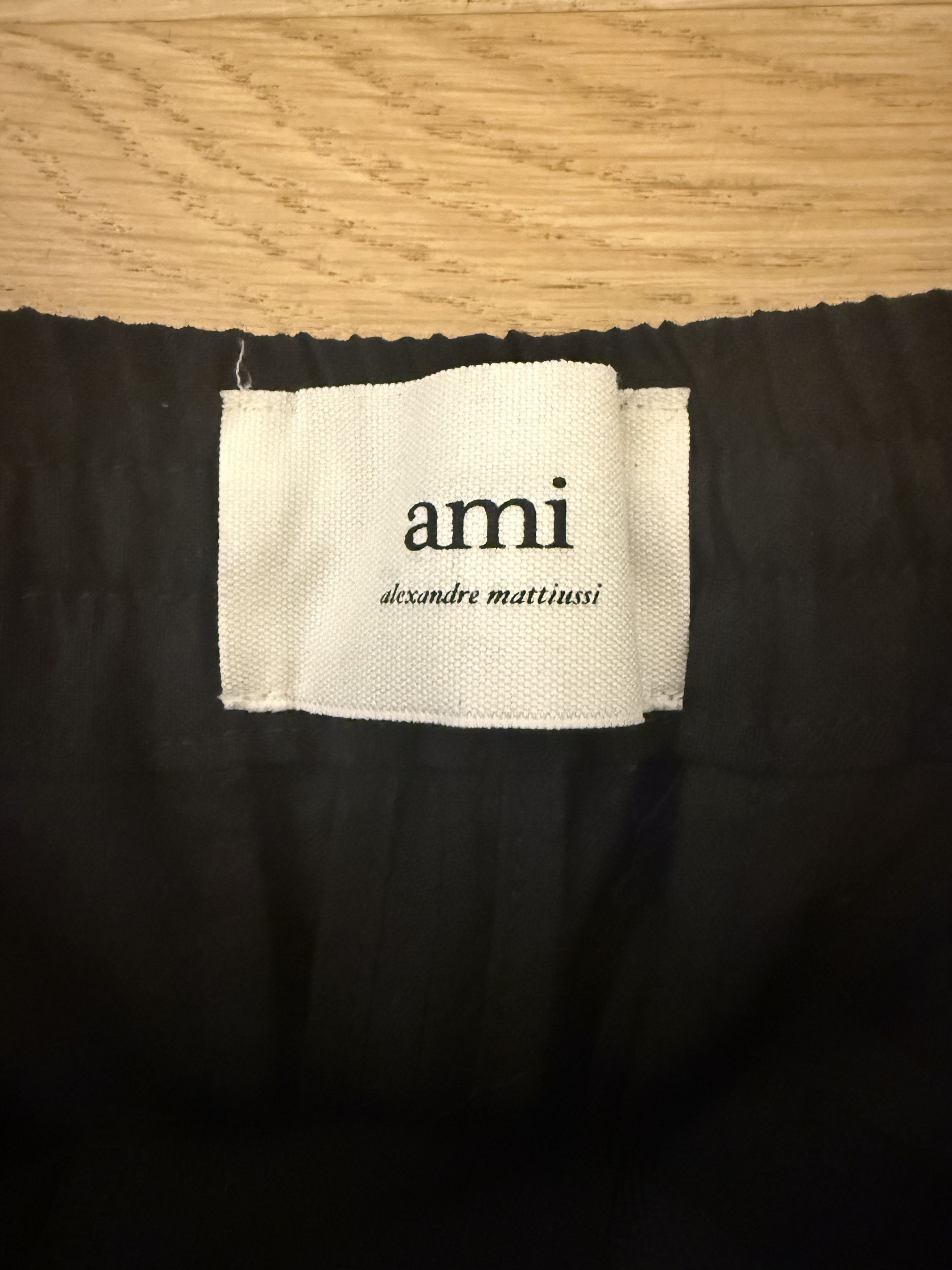 AMI AMI Paris Black Cropped Virgin Wool Trousers Size US 29 - 2 Thumbnail