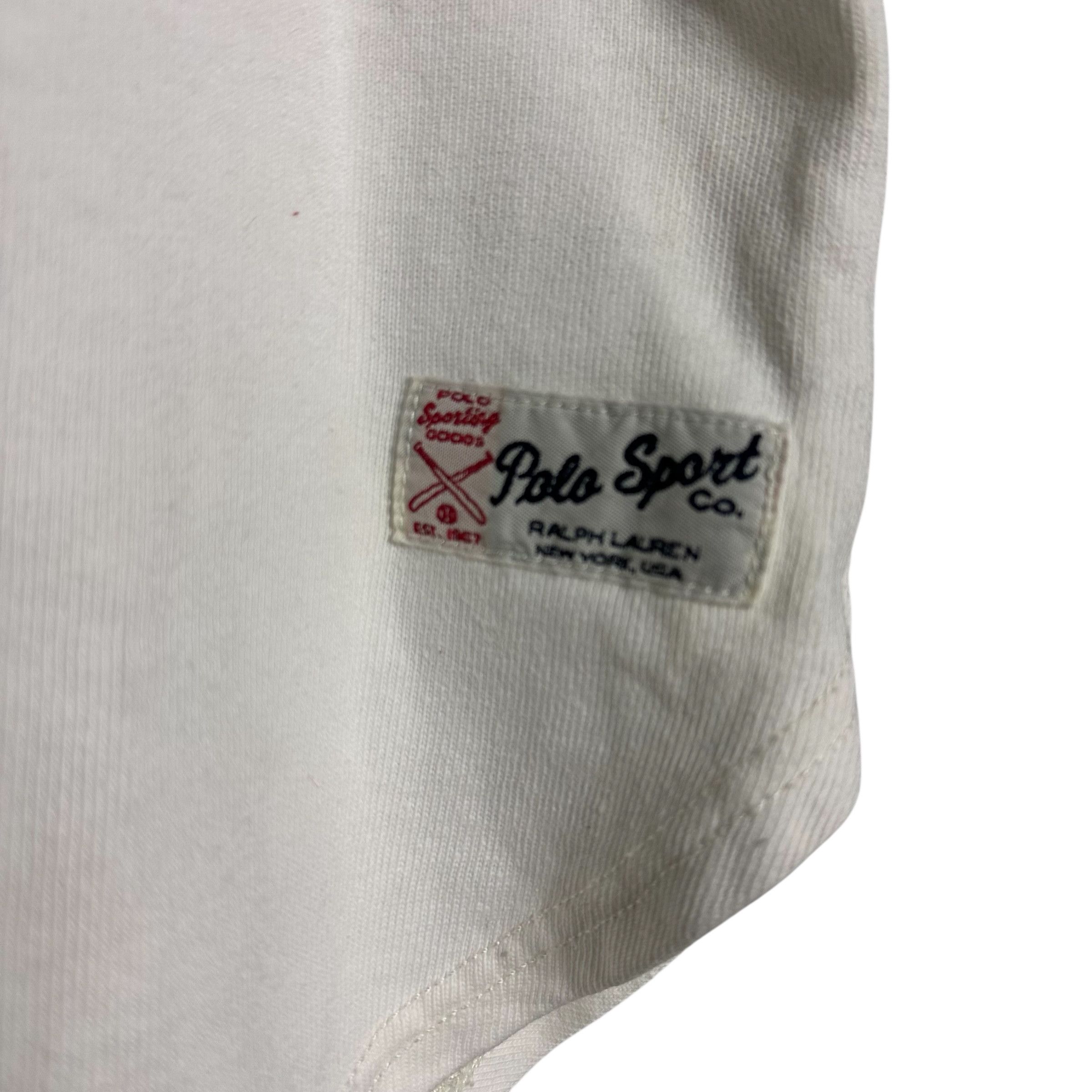 Polo Ralph Lauren 🔥RARE🔥Vintage Polo Sport Ralph Lauren Baseball Tee Size US L / EU 52-54 / 3 - 4 Thumbnail