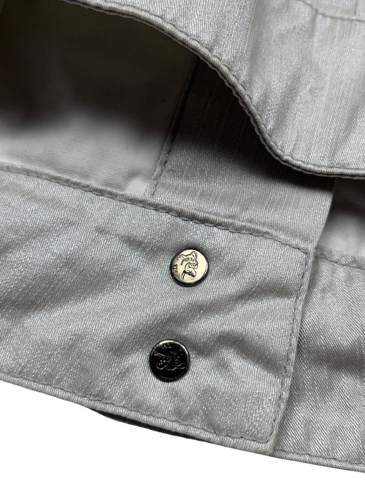 Parasuco Vintage Parasuco Cult Metallic Jacket Button Up Studded y2k Size S / US 4 / IT 40 - 11 Thumbnail