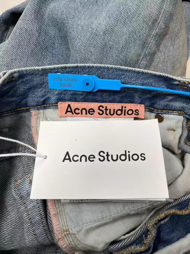 Acne Studios Denim series dirty tie-dye wasteland distress