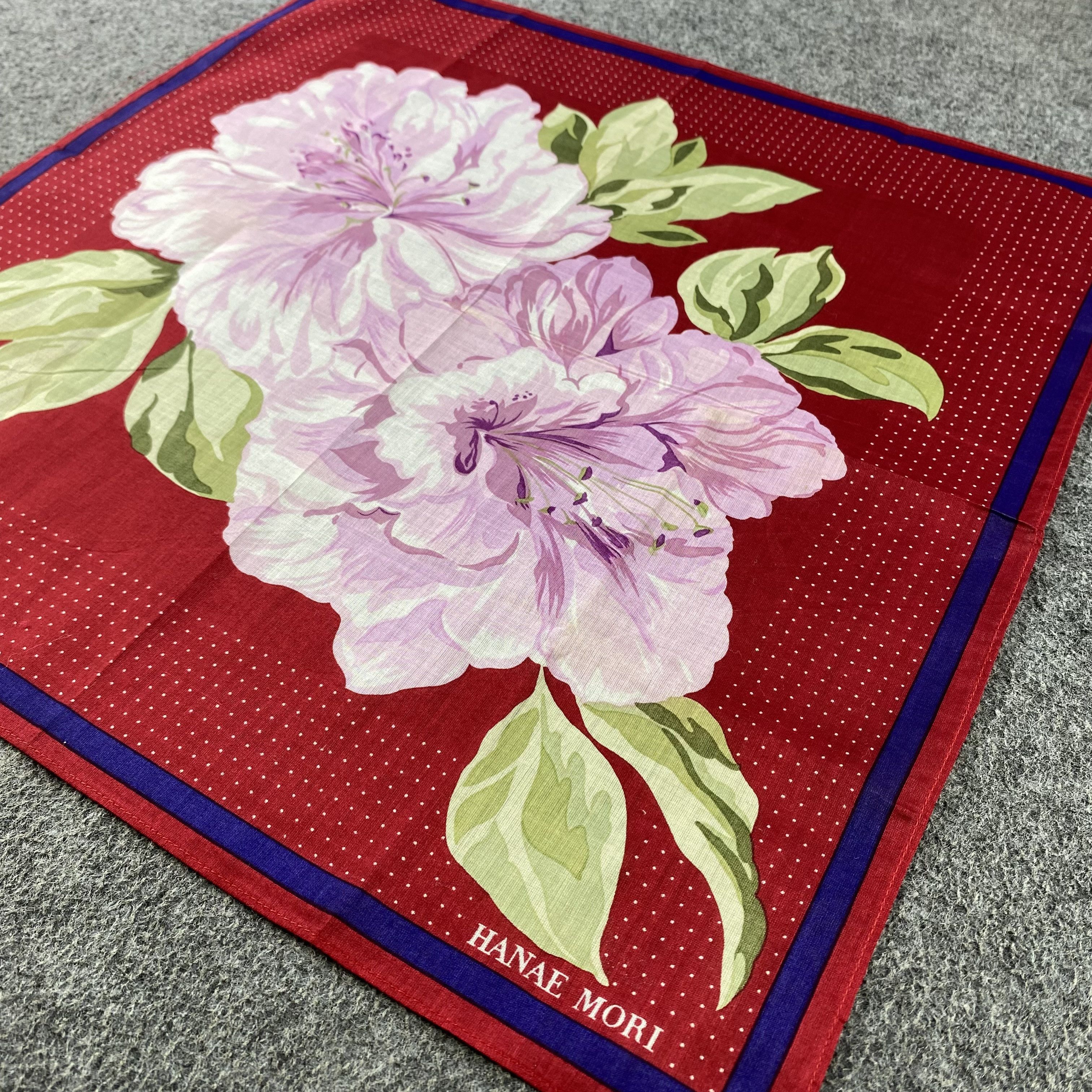 Hanae Mori Hanae Mori Handkerchief/Neckerchief/Bandana HC631 Size ONE SIZE - 2 Thumbnail