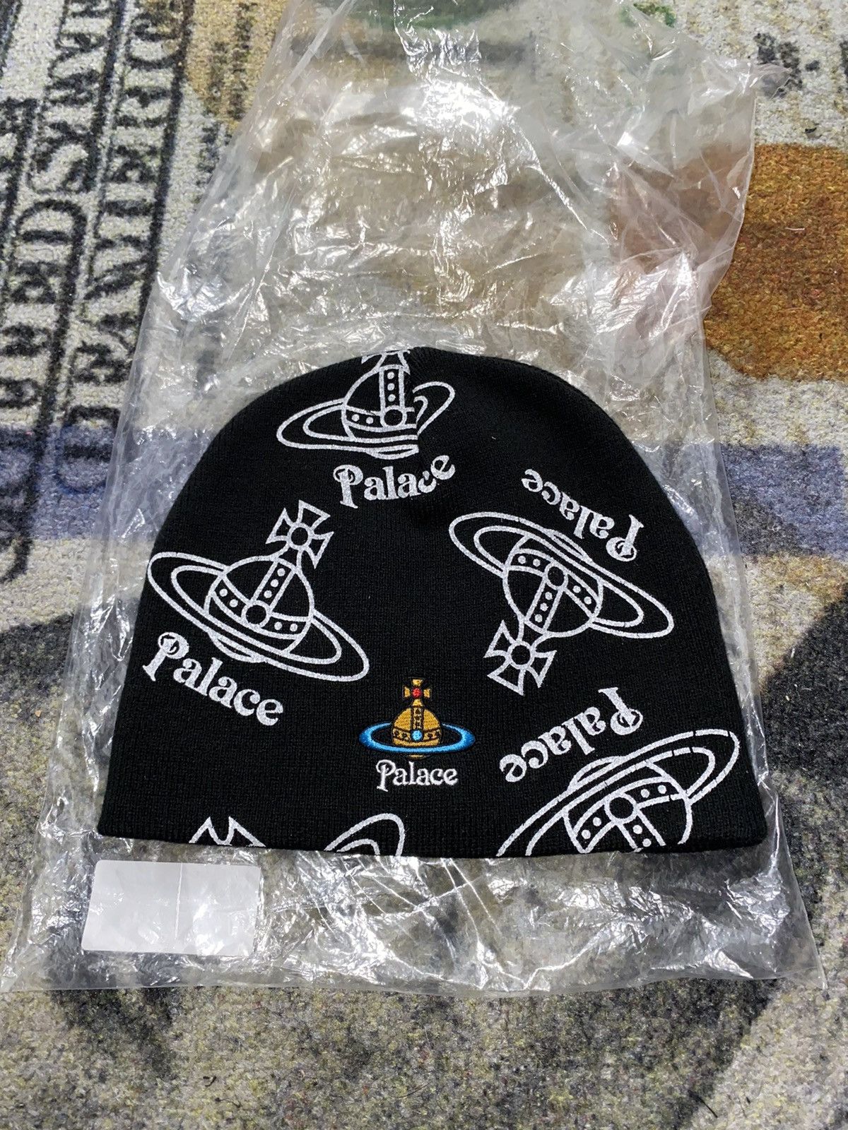 Palace × Vivienne Westwood Palace x Vivienne Westwood Logo Beanie Size ONE SIZE - 1 Thumbnail