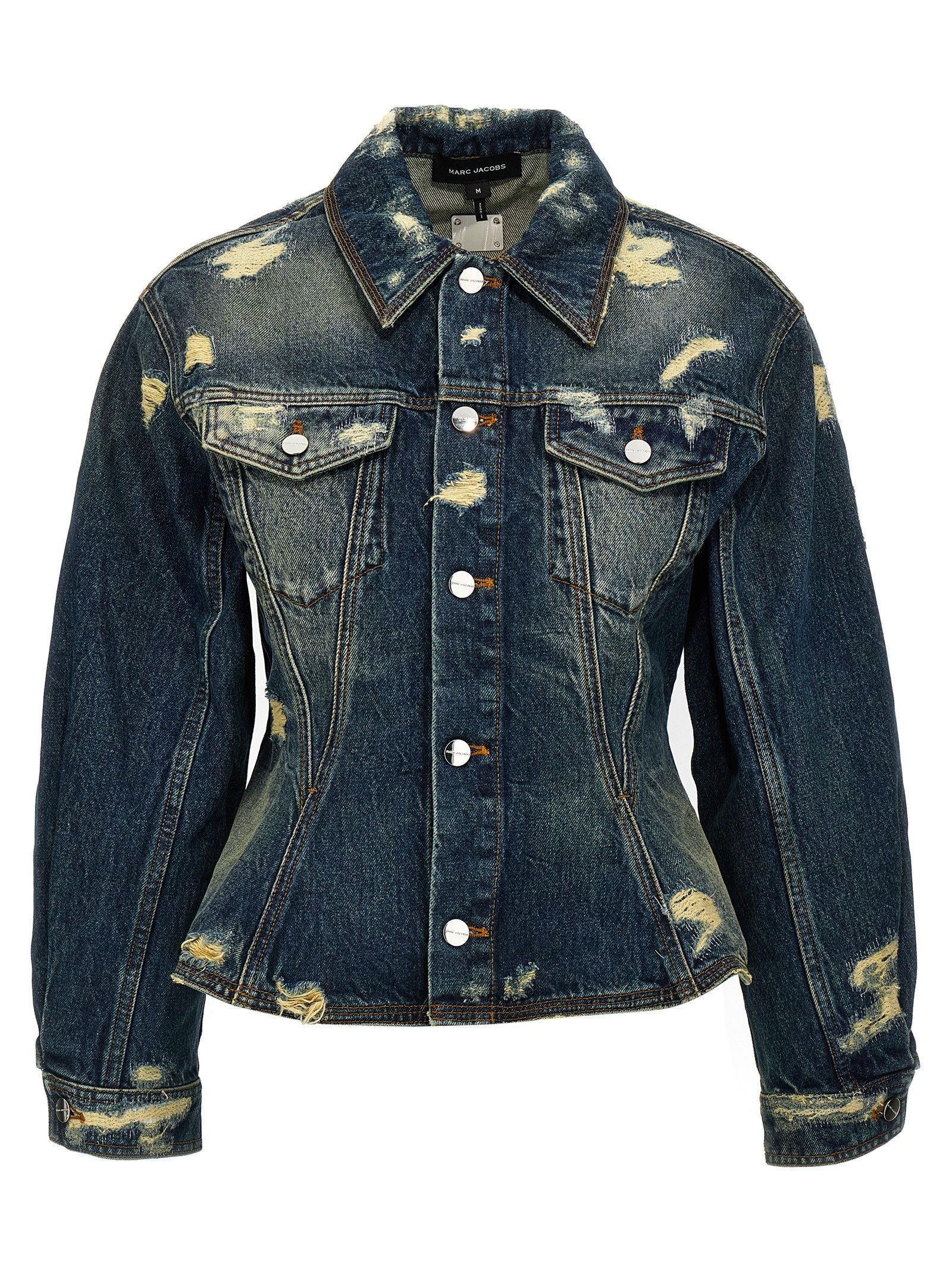 Marc Jacobs 'The Rip And Repair Fluted Denim Jacket' Jacket | Grailed