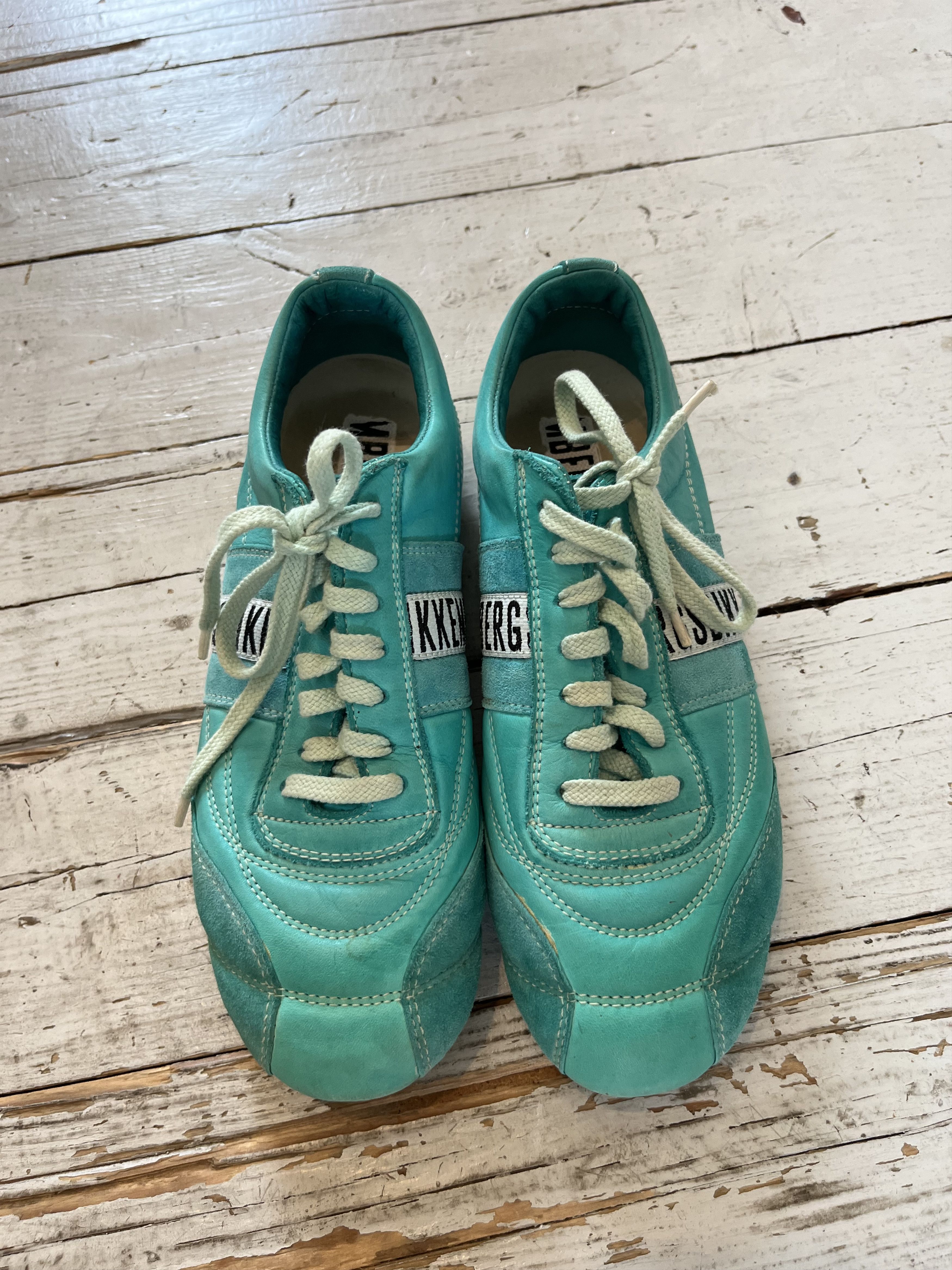 Designer × Dirk Bikkembergs Vintage Dirk Bikkembergs 106 Track&Field Low Top Sneakers Size US 5.5 / EU 38 - 2 Thumbnail