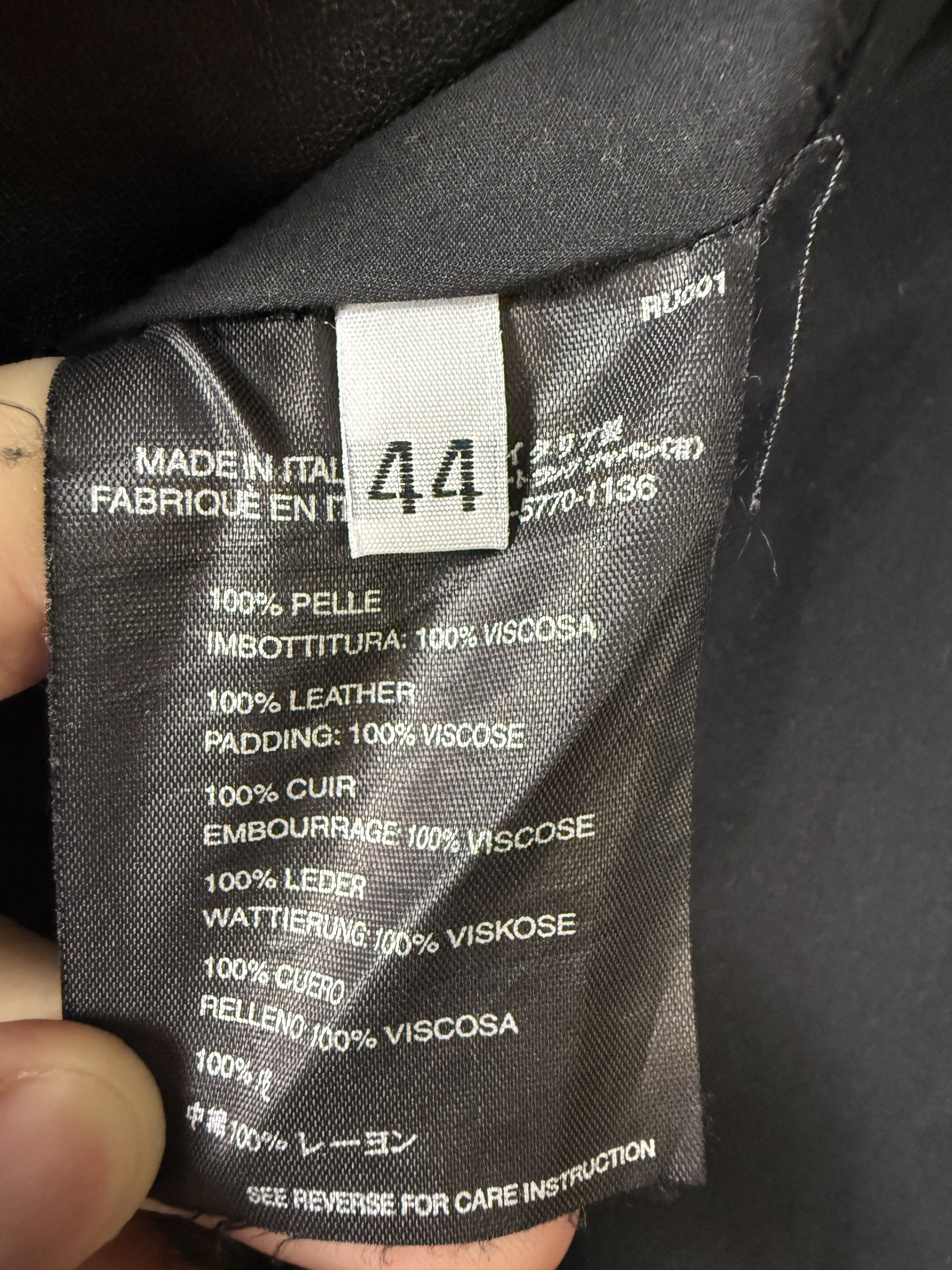Helmut Lang Vintage Helmut Lang Elbow Cut-out Leather Coat Size US S / EU 44-46 / 1 - 5 Thumbnail