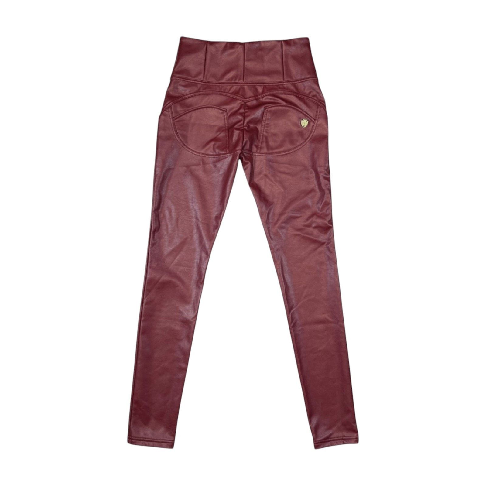 NBDN Nobrandedon Best Yoga Store Red Pants | Size 4 Size 27" / US 4 / IT 40 - 2 Thumbnail