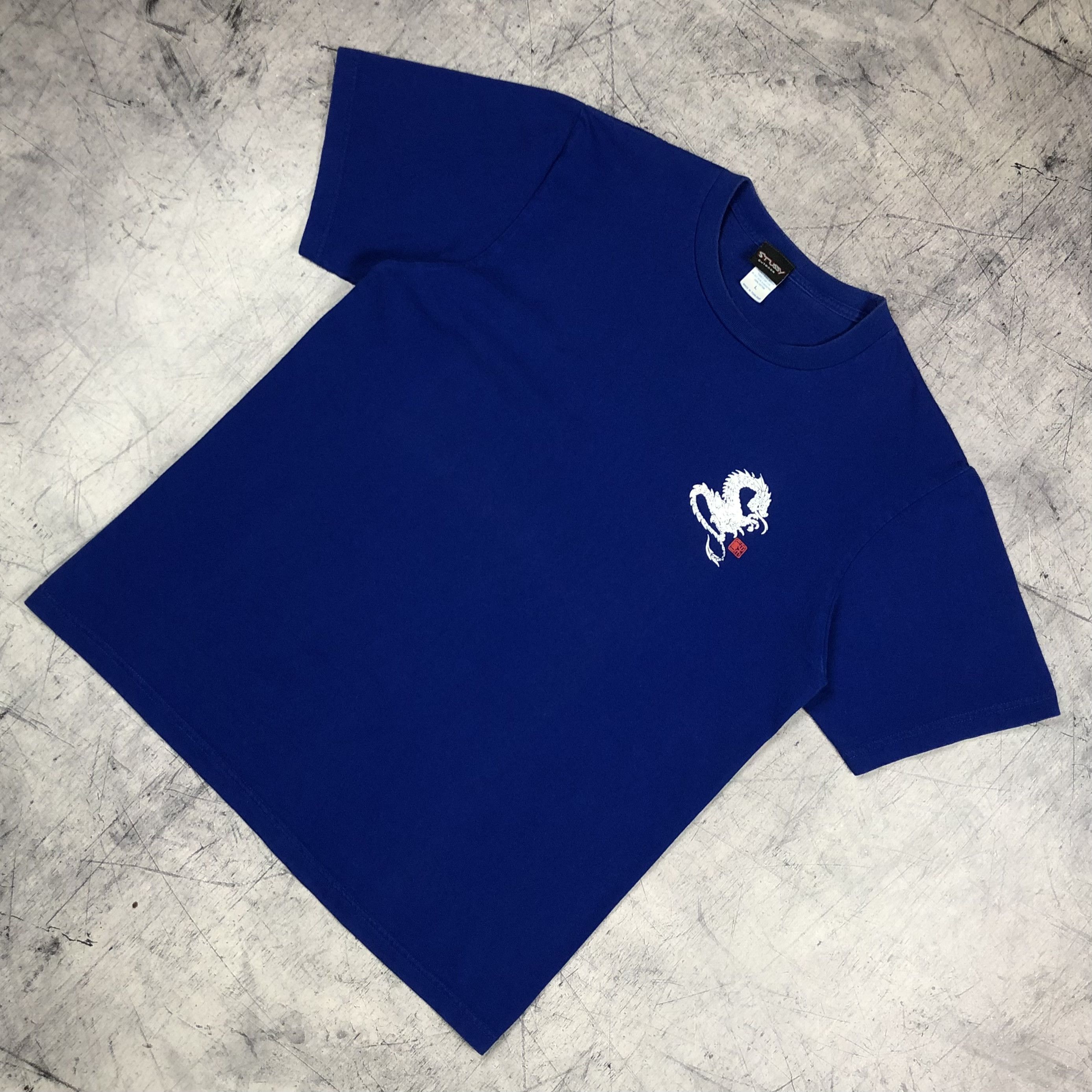 Stussy Vintage Stussy Outdoor Dragon Puff Print Tee y2k sk8 Size US M / EU 48-50 / 2 - 6 Thumbnail