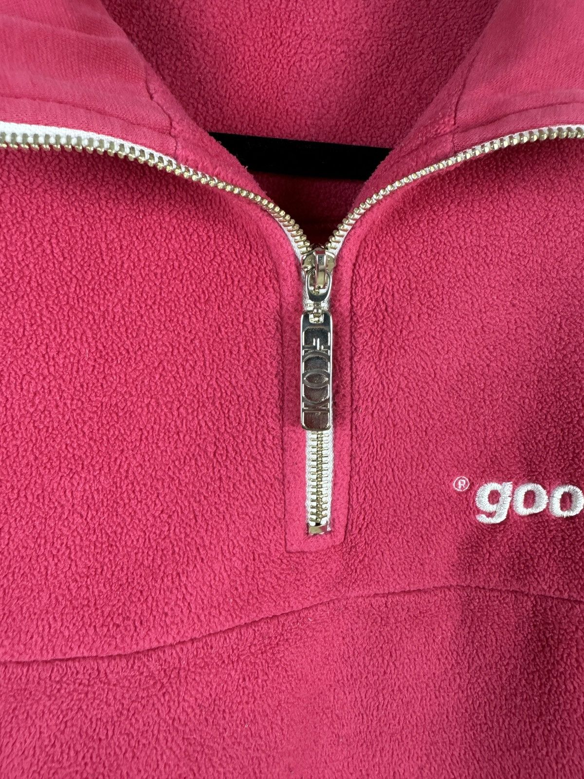 Designer × Japanese Brand Goodbois Pink 1/4 zip fleece pullover sweater Size US M / EU 48-50 / 2 - 5 Thumbnail