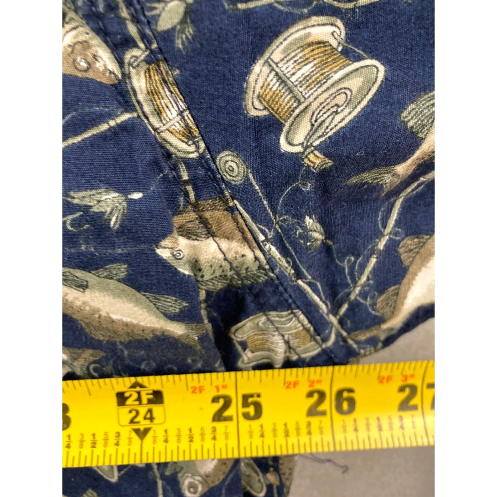 Vintage Columbia Shirt Mens XXL Button-Down Long Sleeve Plaid Cotton Flannel AOP Football Fish Theme Casual Size US XXL / EU 58 / 5 - 3 Thumbnail