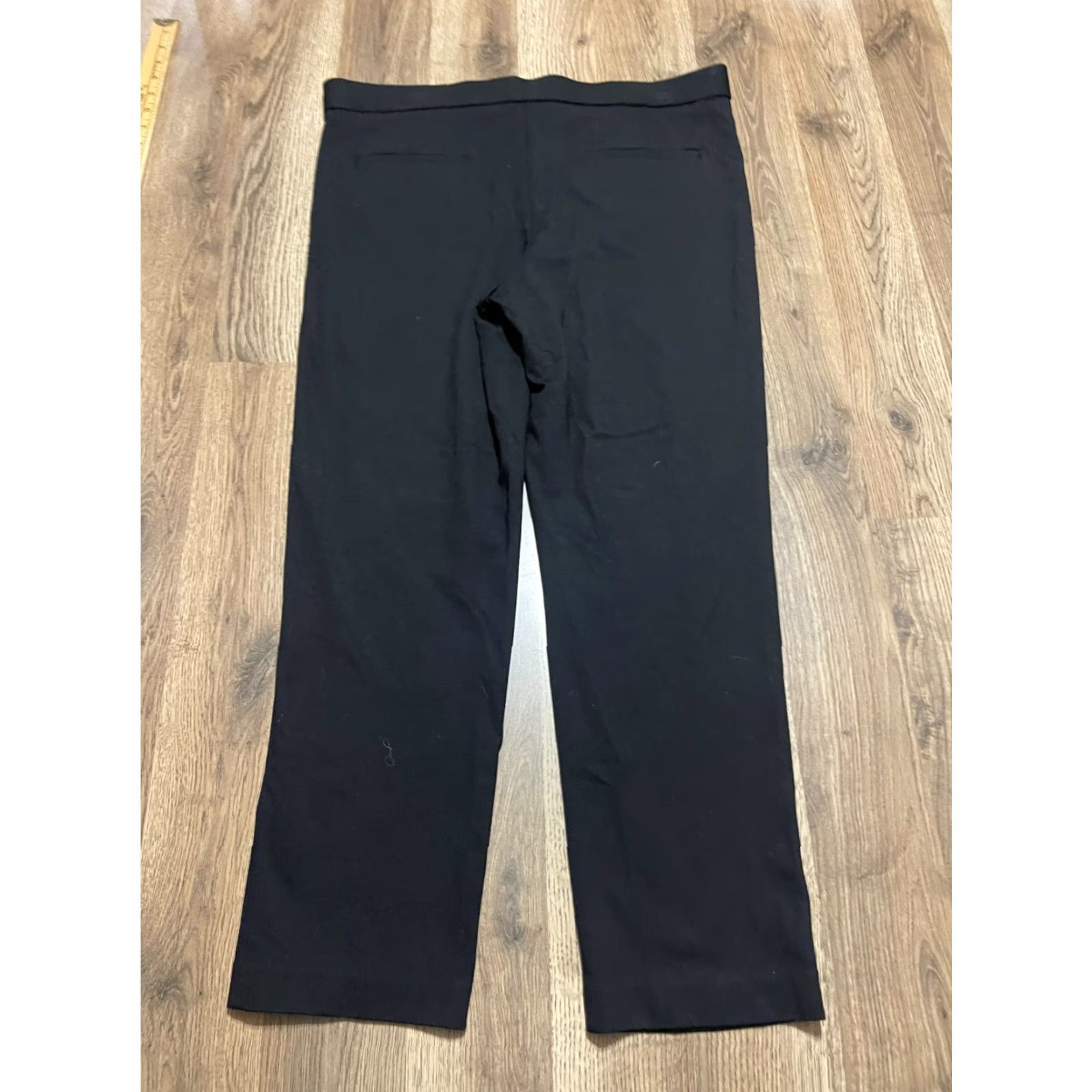 Vintage Amanda + Chelsea Pants Dress Pants Women 14 Black Regular Straight Inseam 26 in Casual Solid Vintage No Size 36" / US 14 / IT 50 - 2 Thumbnail