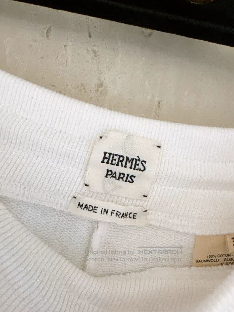 Hermes Hermes White drawstring sport shorts Size 42" / US 20 - 8 Thumbnail