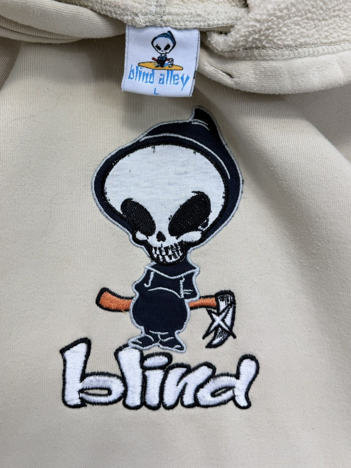 Blind Skateboards Baggy Hoodie Blind Skateboards Vintage 90's Skate Size US L / EU 52-54 / 3 - 3 Thumbnail