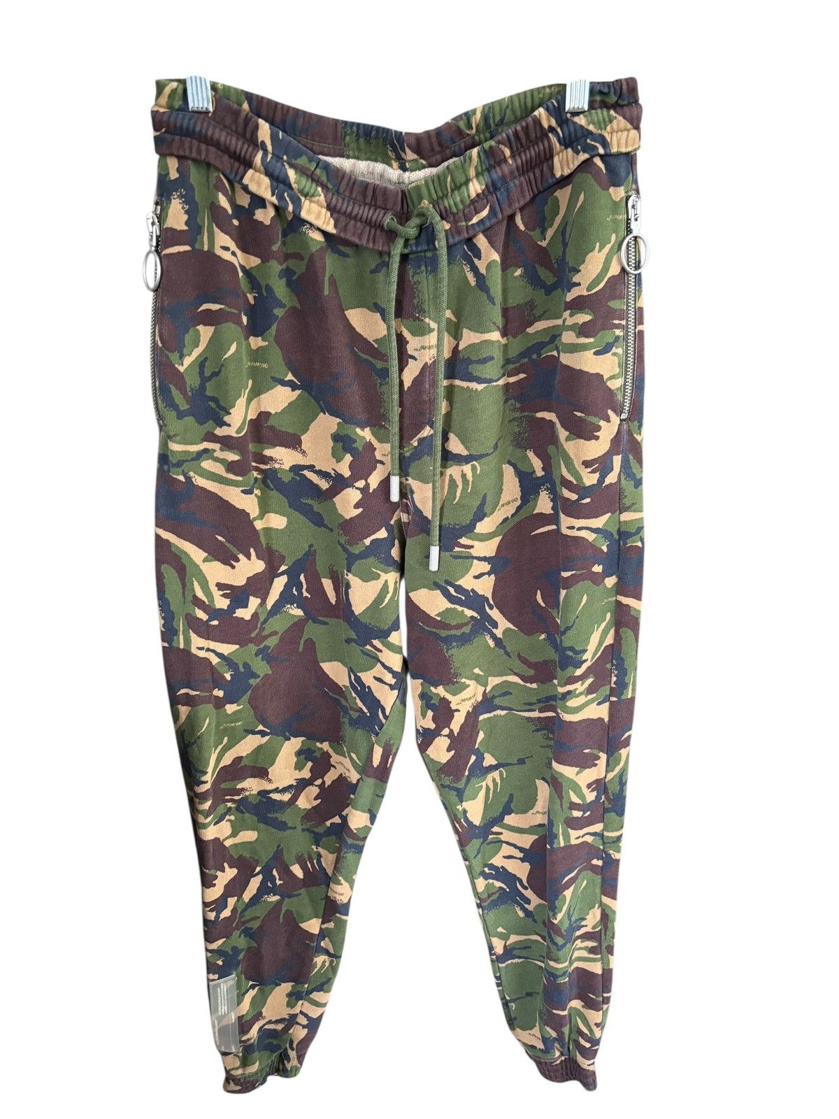 Off-White Off-White Virgil Abloh Camo Sweatpants Size US 32 / EU 48 - 1 Thumbnail