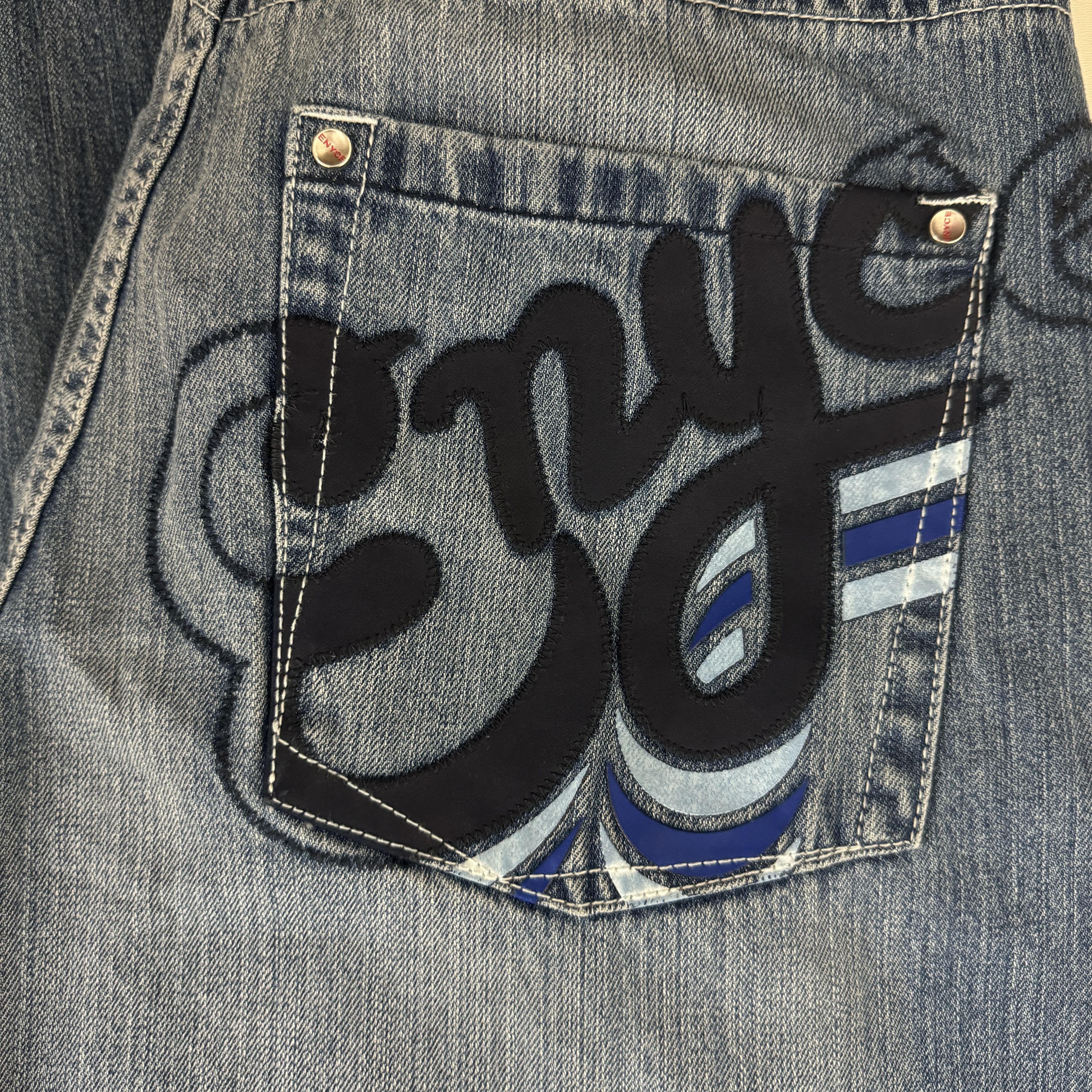 Enyce Hip Hop Baggy Jeans Size US 32 / EU 48 - 3 Thumbnail