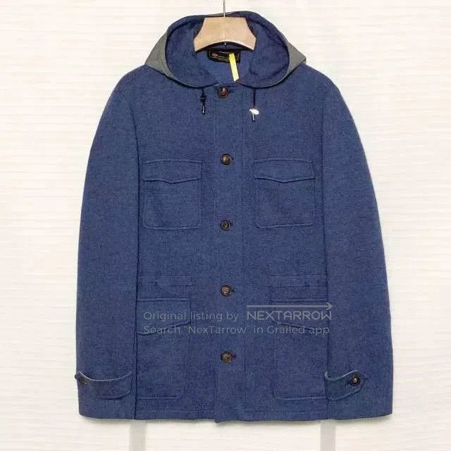 Loro Piana Loro Piana Traveller Wool Hooded Jacket Men's. Size US M / EU 48-50 / 2 - 1 Thumbnail