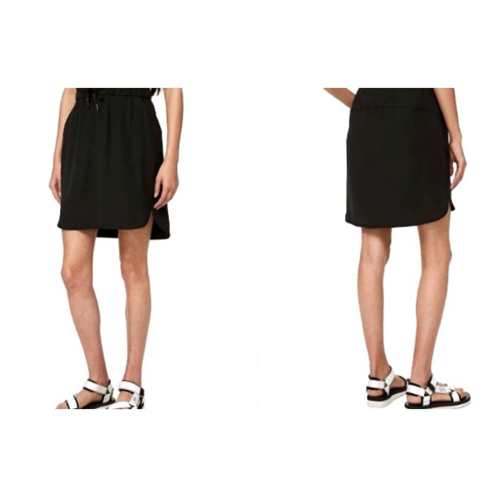Lululemon Lululemon Skirt Women's On The Fly Woven Black SZ 6 Athletic Athleisure Pockets 100% Polyester Machine Washable Size 28" / US 6 / IT 42 - 5 Thumbnail