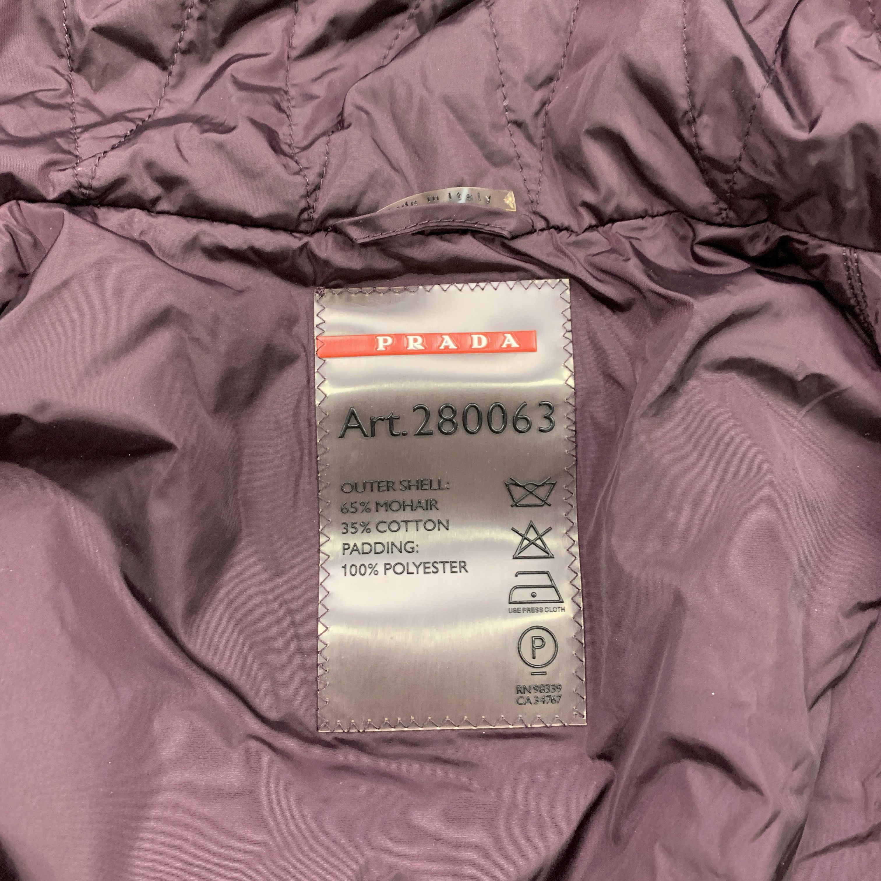 Prada F/W 2008 Mohair Fur Jacket / Shearling Bomber Size XS / US 0-2 / IT 36-38 - 13 Thumbnail