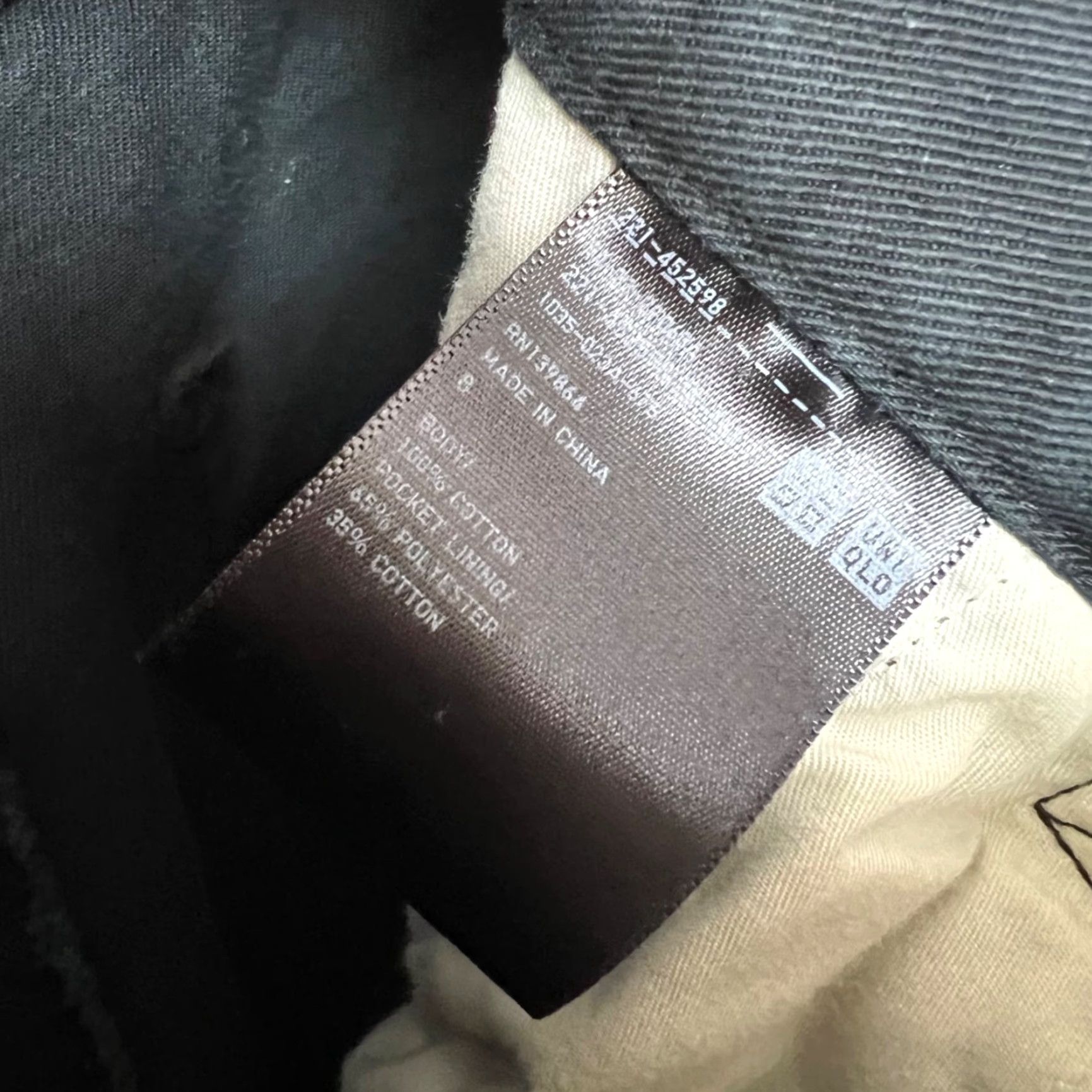 Uniqlo UNIQLO U Womens Size 8 Black High-Waisted Wide-Leg Cotton Pants With Belt Size 30" / US 8 / IT 44 - 4 Thumbnail