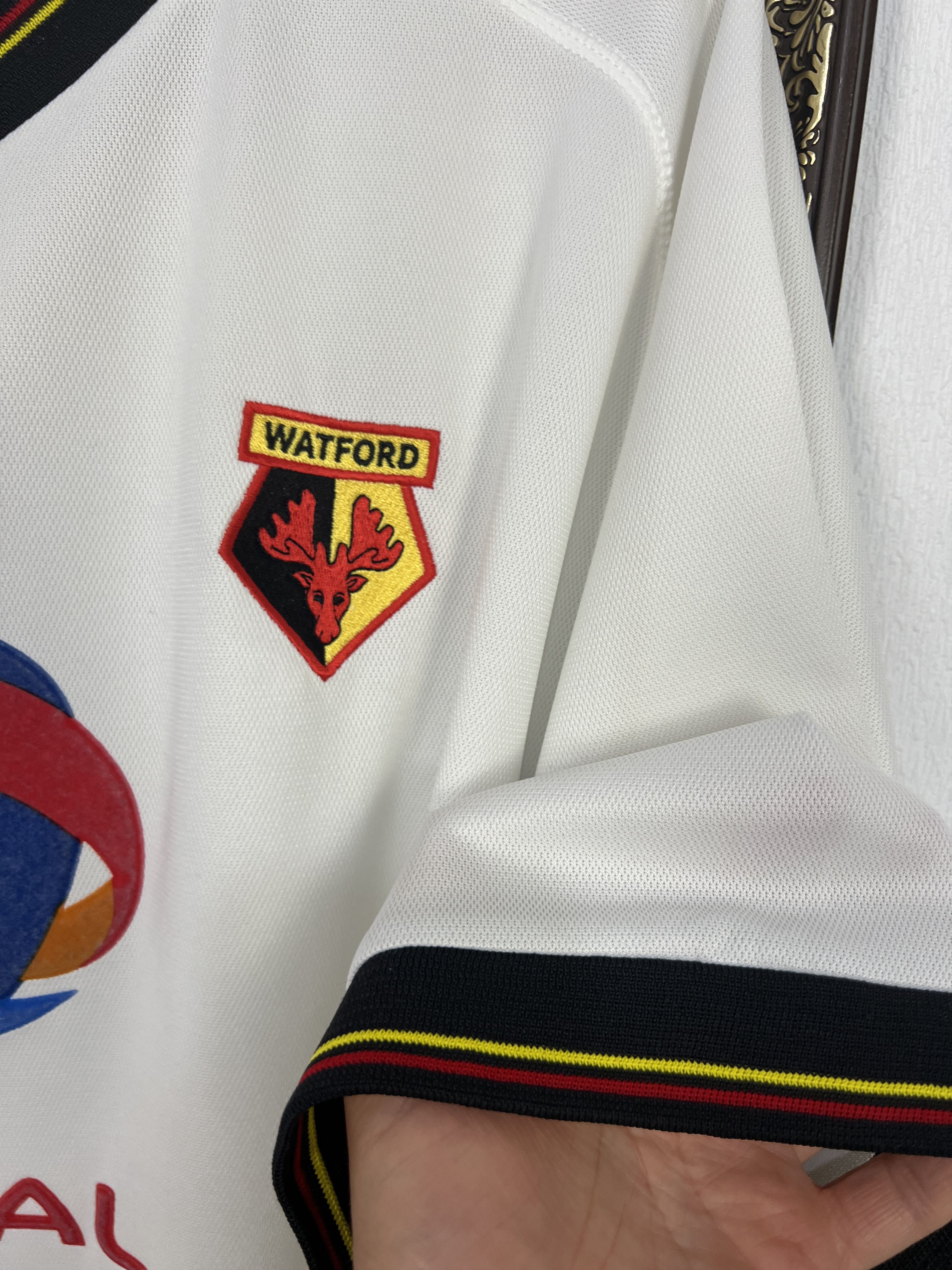 Vintage Watford Away football shirt 2003 Soccer White Jersey 3XL Size US XXL / EU 58 / 5 - 4 Thumbnail