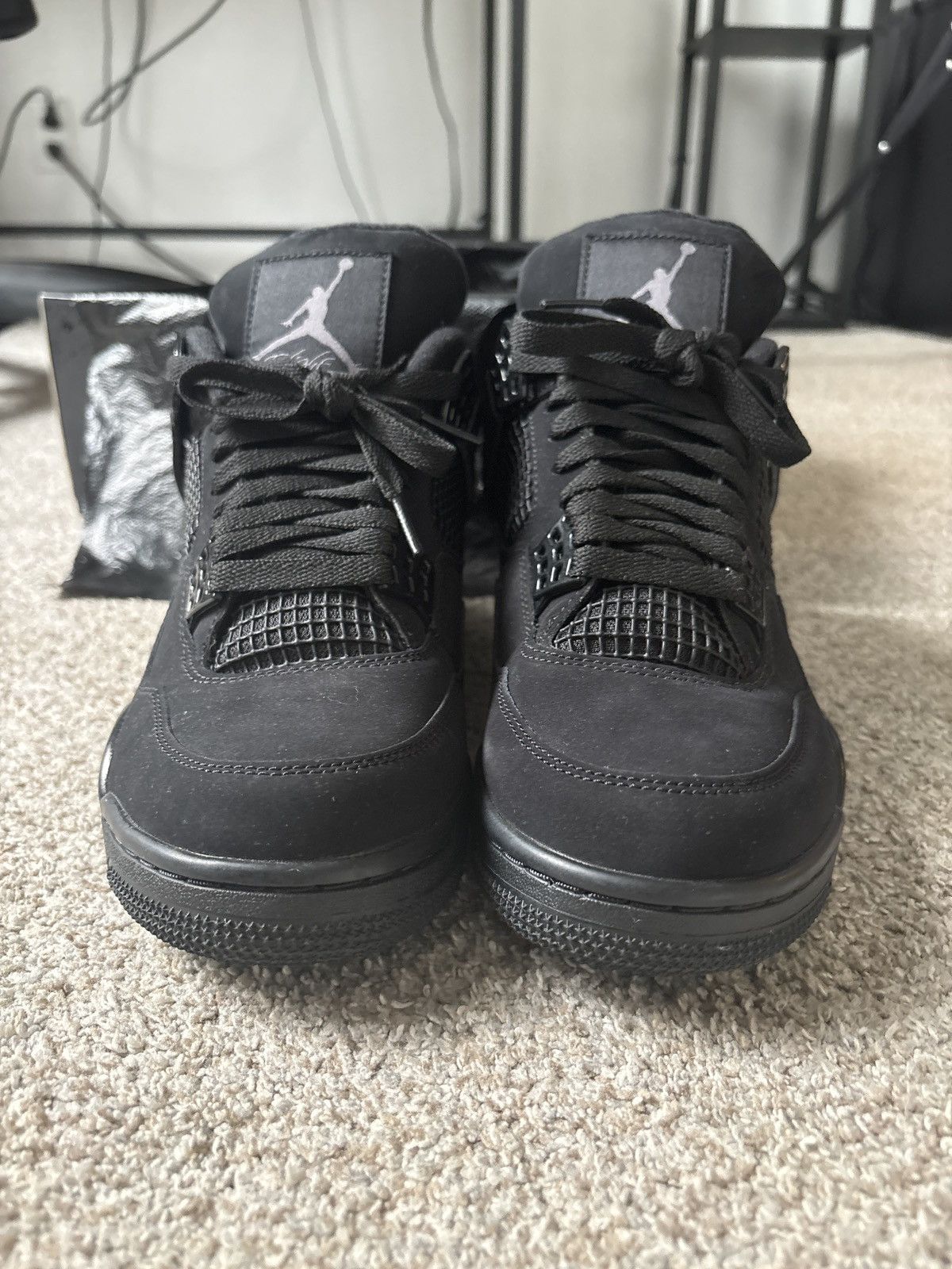 Jordan Brand 2020 Jordan 4 Black Cats Size US 8.5 / EU 41-42 - 5 Thumbnail