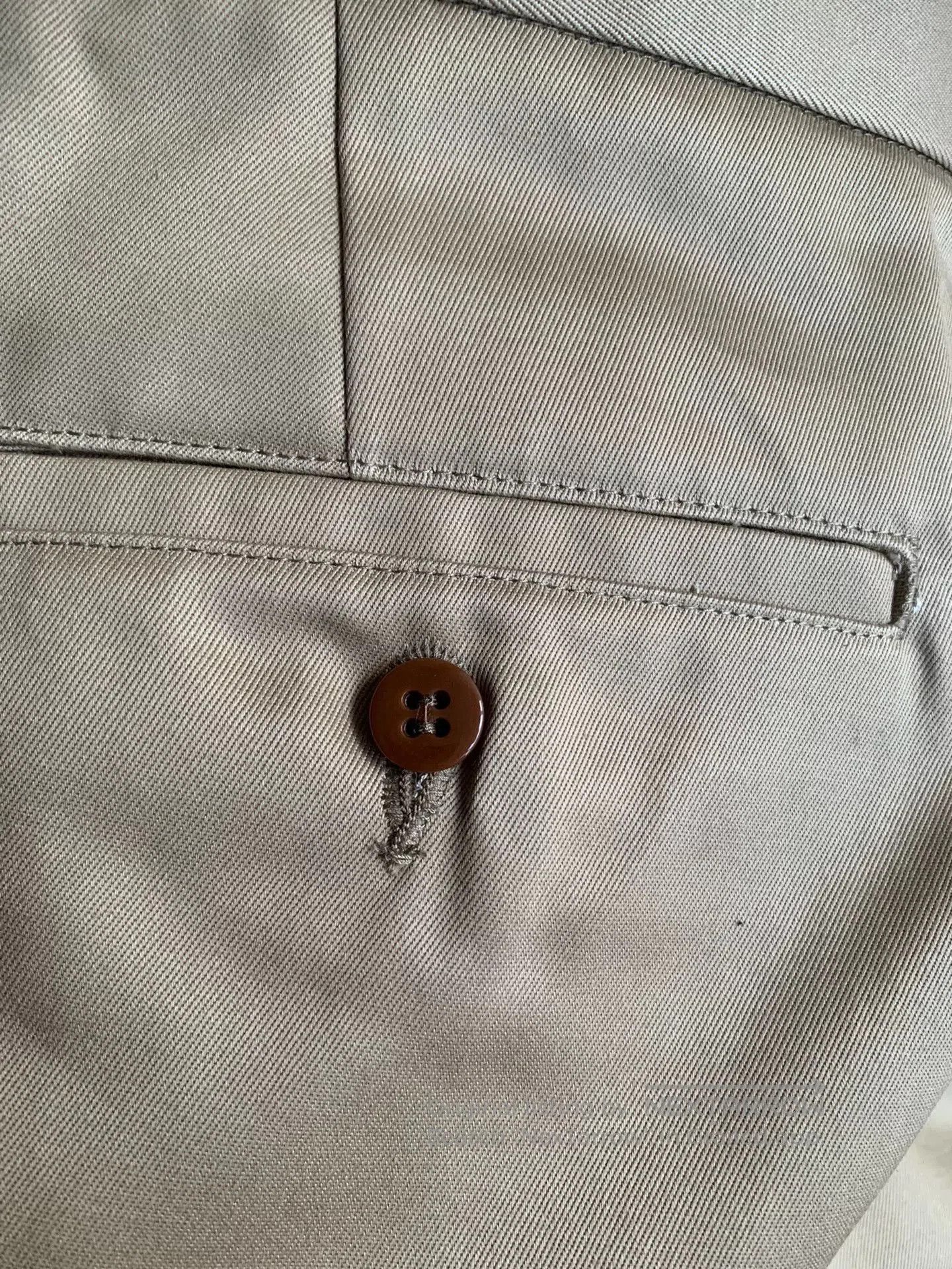 Japanese Brand beige wide. Size US 34 / EU 50 - 7 Thumbnail