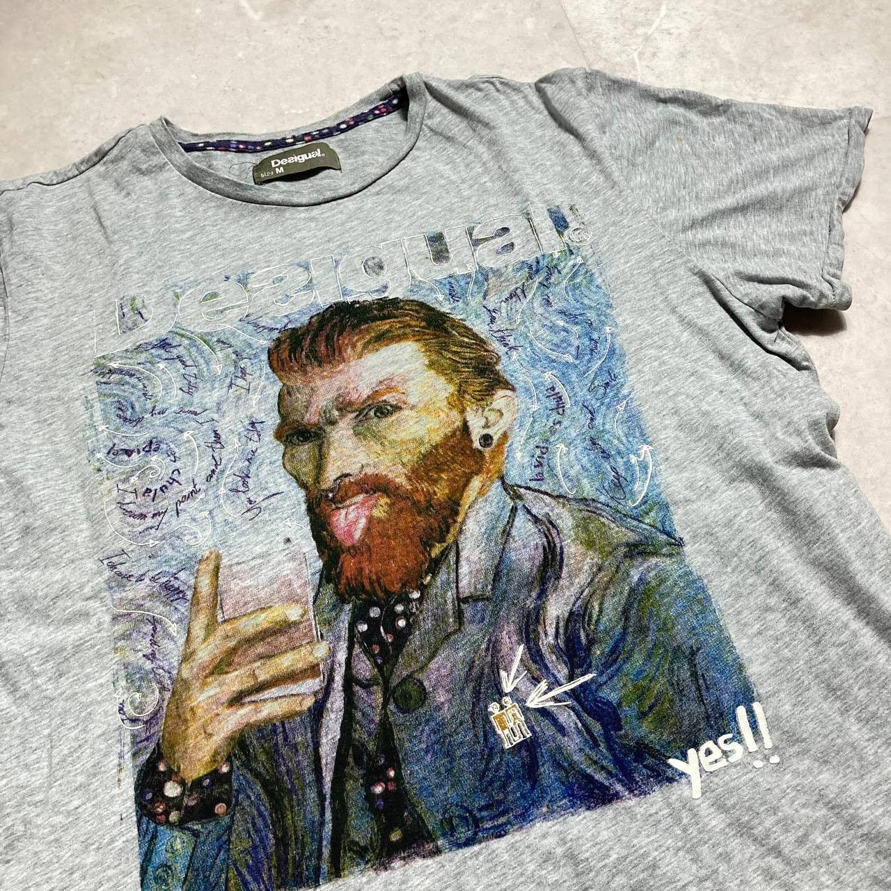Desigual Vintage Desigual Van Gogh Art Tee Size US M / EU 48-50 / 2 - 2 Thumbnail