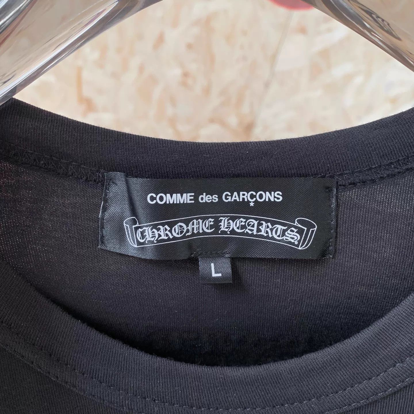 Chrome Hearts Chrome Hearts x DSM CdG Collab Crewneck Tee L New Size US L / EU 52-54 / 3 - 2 Thumbnail
