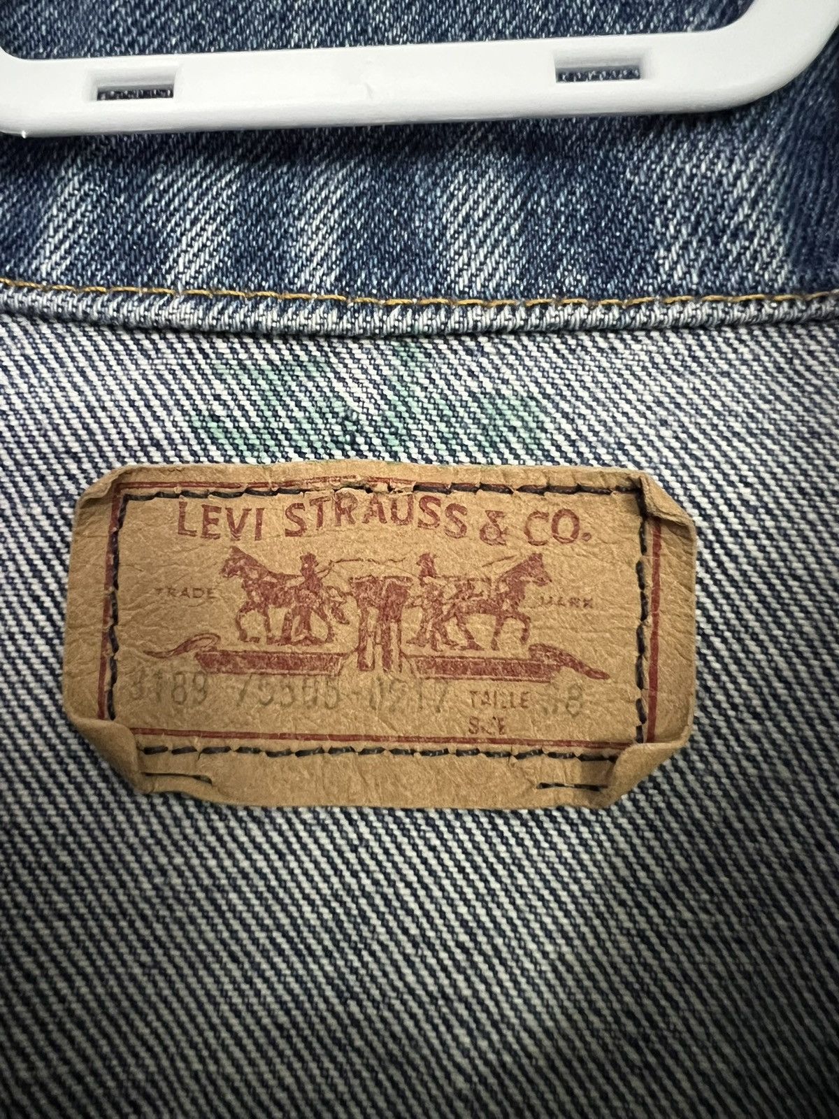 Levi's × Vintage Vintage 80s Levis Blue Denim Jean Trucker Jacket Made in USA Size US S / EU 44-46 / 1 - 3 Thumbnail