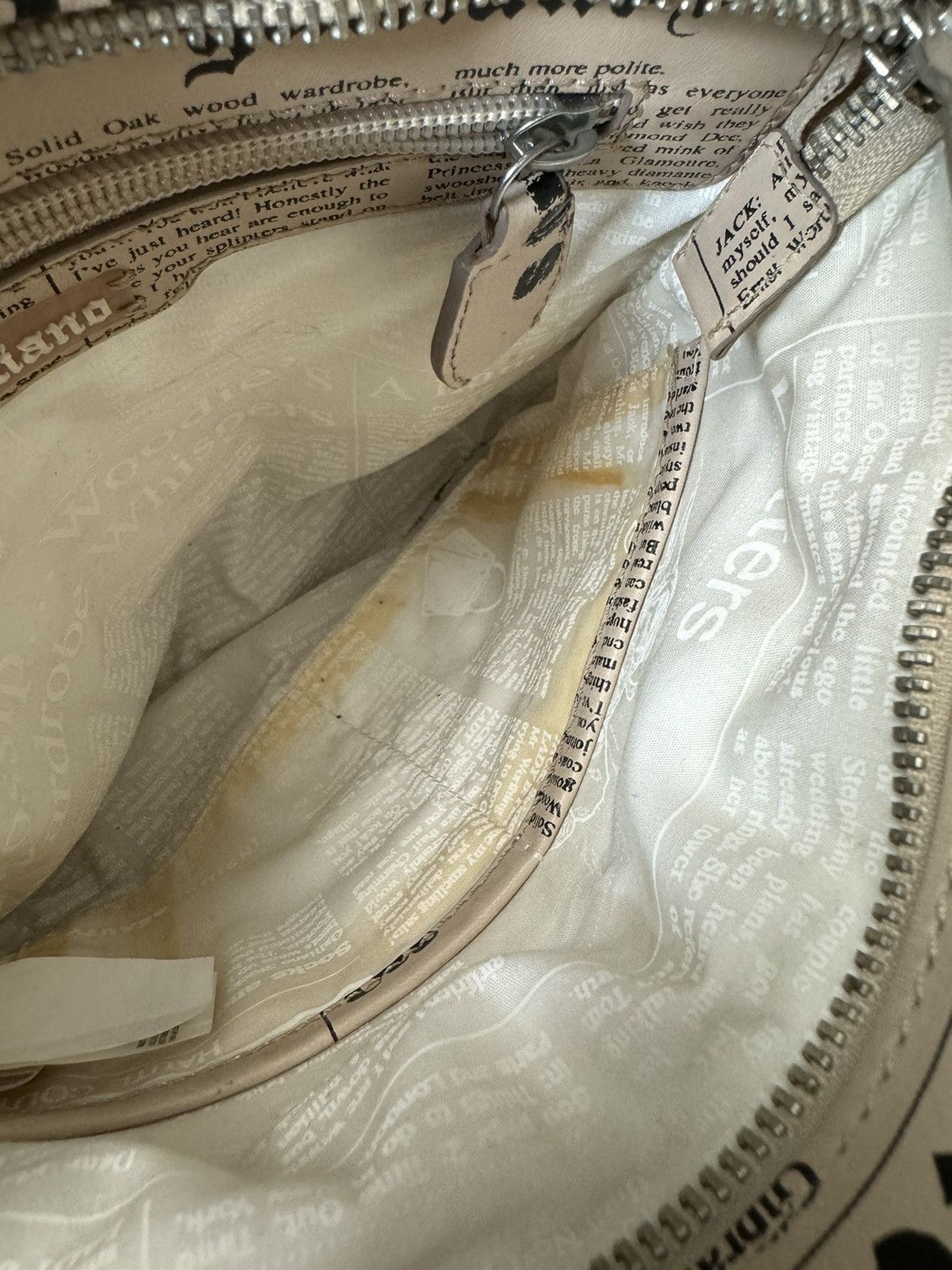 John Galliano Vintage Galliano Gazette Crossbody Leather Bag Size ONE SIZE - 15 Thumbnail