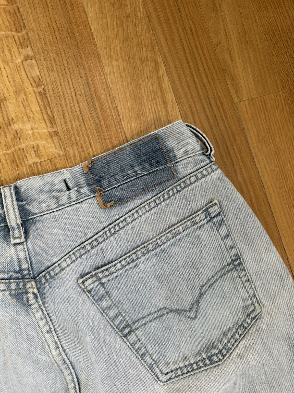 Diesel Vintage Baggy Diesel Washed Light Denim Made in Italy Size US 34 / EU 50 - 18 Thumbnail