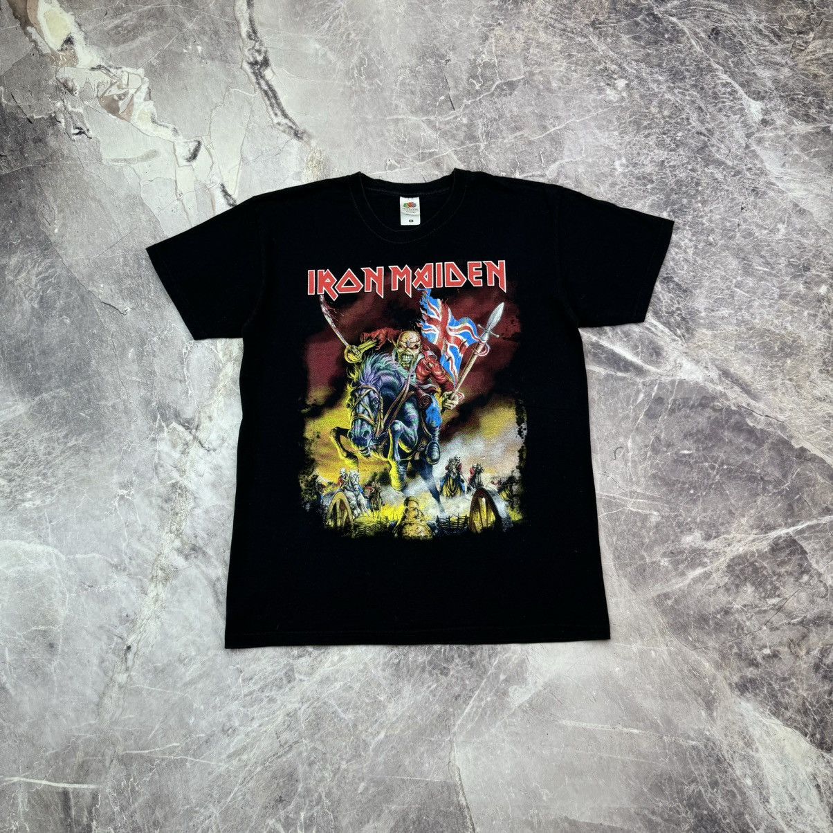 Band Tees × Vintage Vintage 00s Iron Maiden Trooper Skeleton Heavy Metal Rock Size US M / EU 48-50 / 2 - 5 Thumbnail