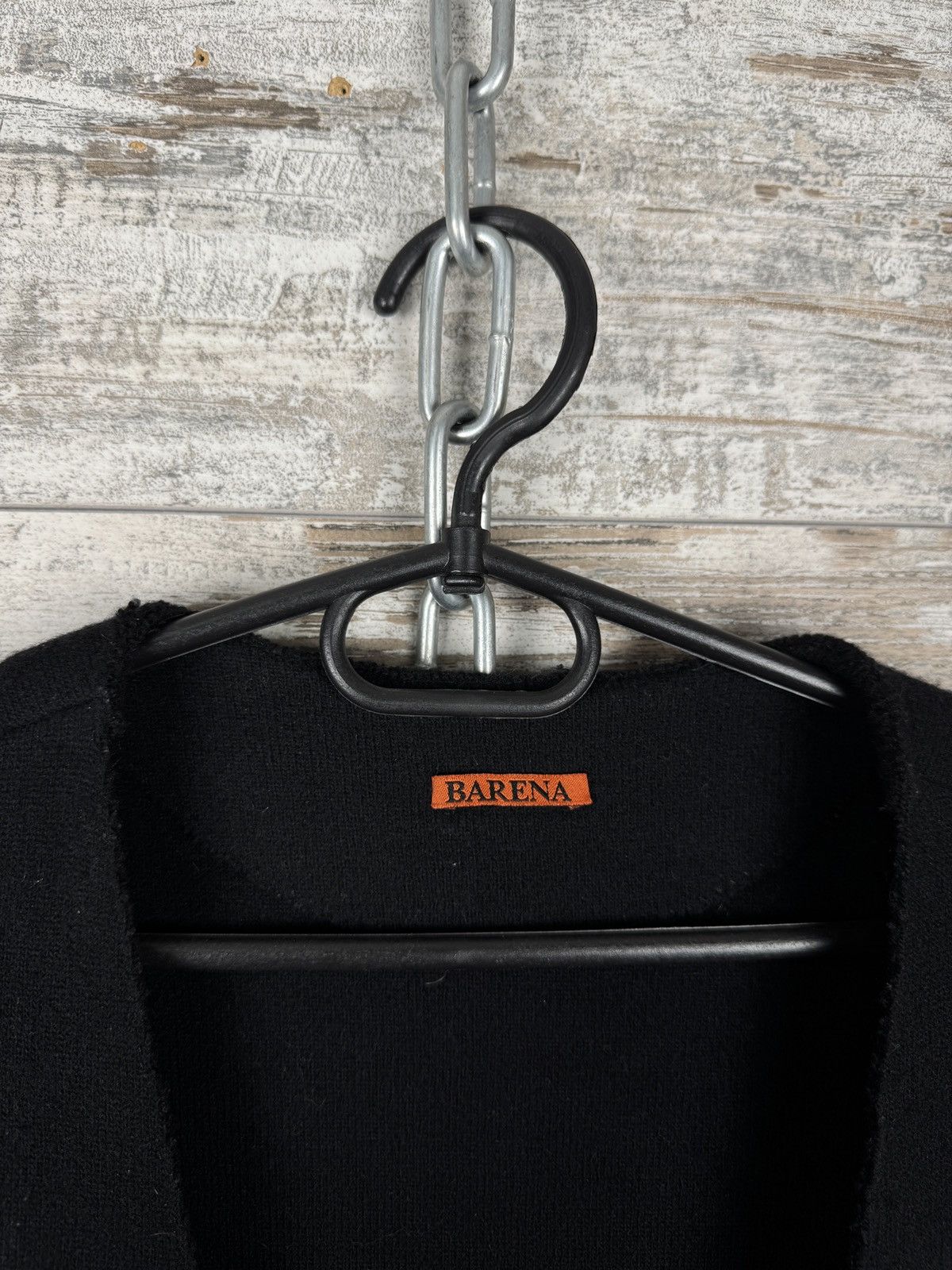 Barena × Vintage Mens Vintage Barena Vest luxury black wool Lana jacket Size US XL / EU 56 / 4 - 6 Thumbnail