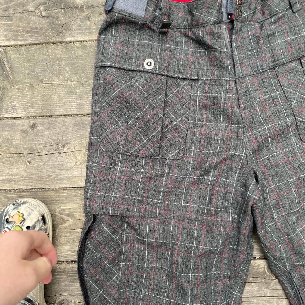 Quicksilver × Vintage Vintage Y2K Embroidered Quicksilver Railin Snow Pants Plaid Size US 36 / EU 52 - 4 Thumbnail