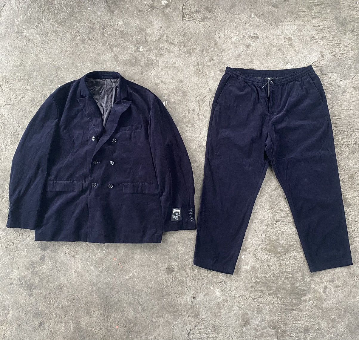 Stussy x No Vacancy Inn Suit 'Dark Navy'