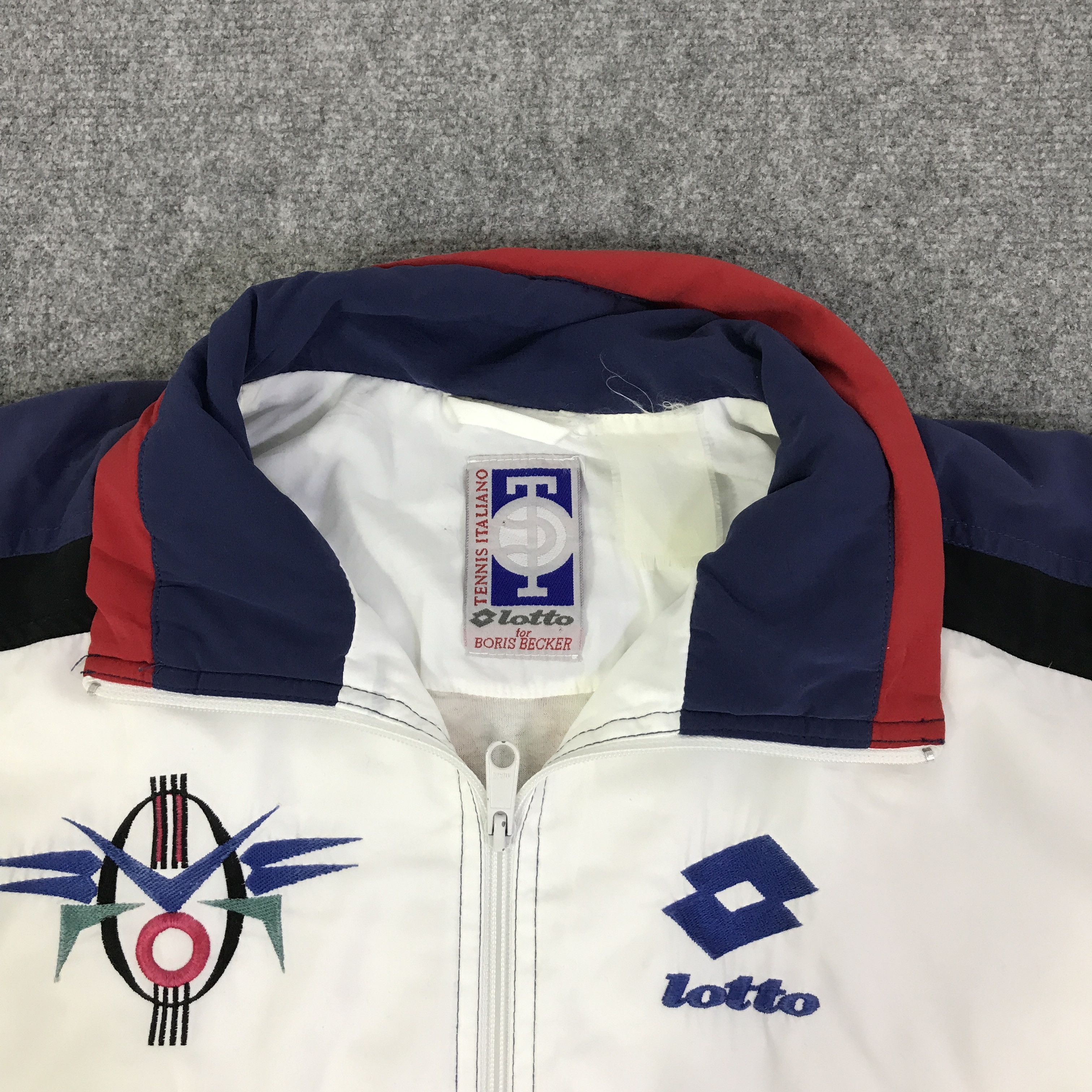 Lotto Sport VTG LOTTO TENIS ITALIANO JACKET K94B11 Size US L / EU 52-54 / 3 - 9 Thumbnail