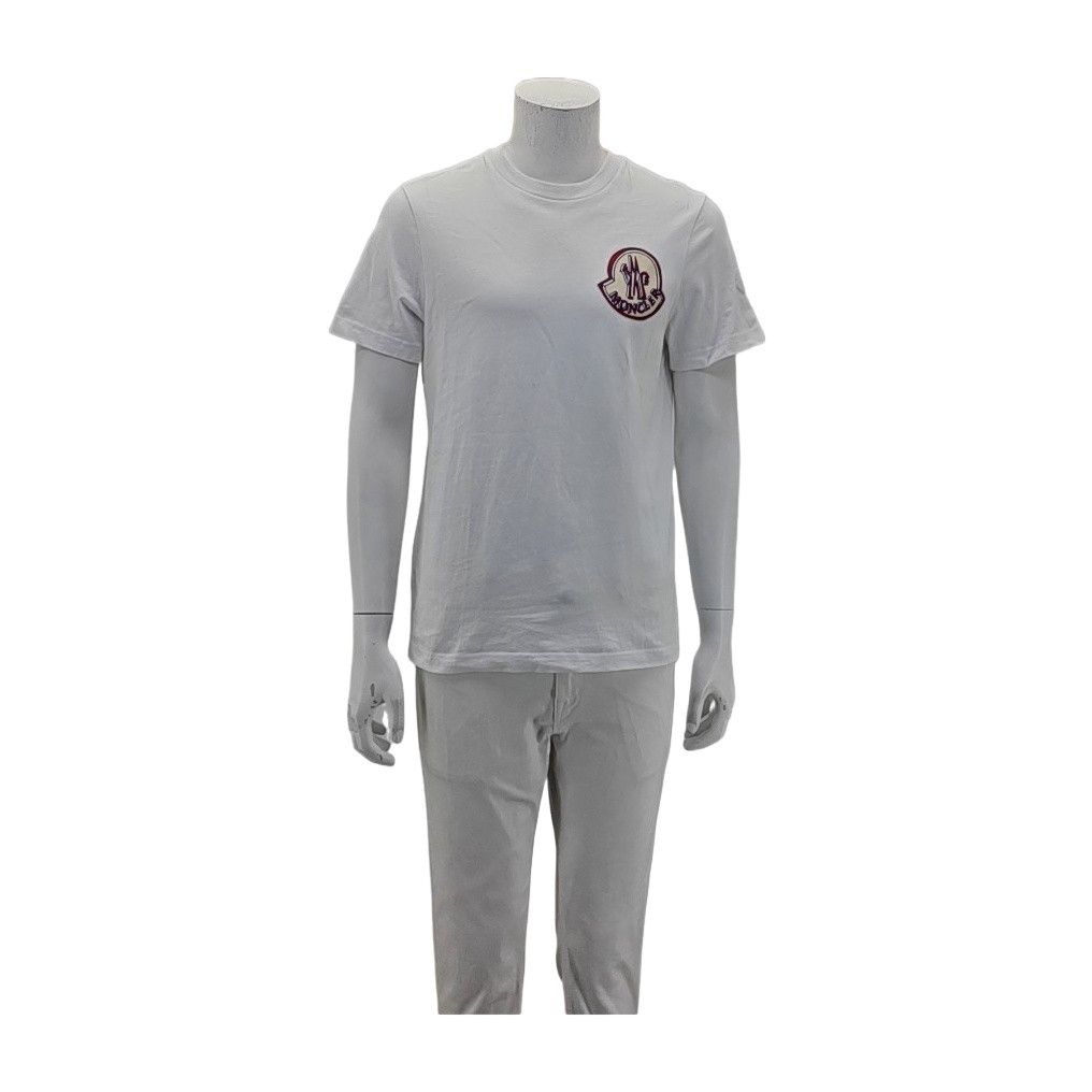 Moncler Moncler Logo Patch Cotton T-Shirt Size M Size US M / EU 48-50 / 2 - 1 Thumbnail