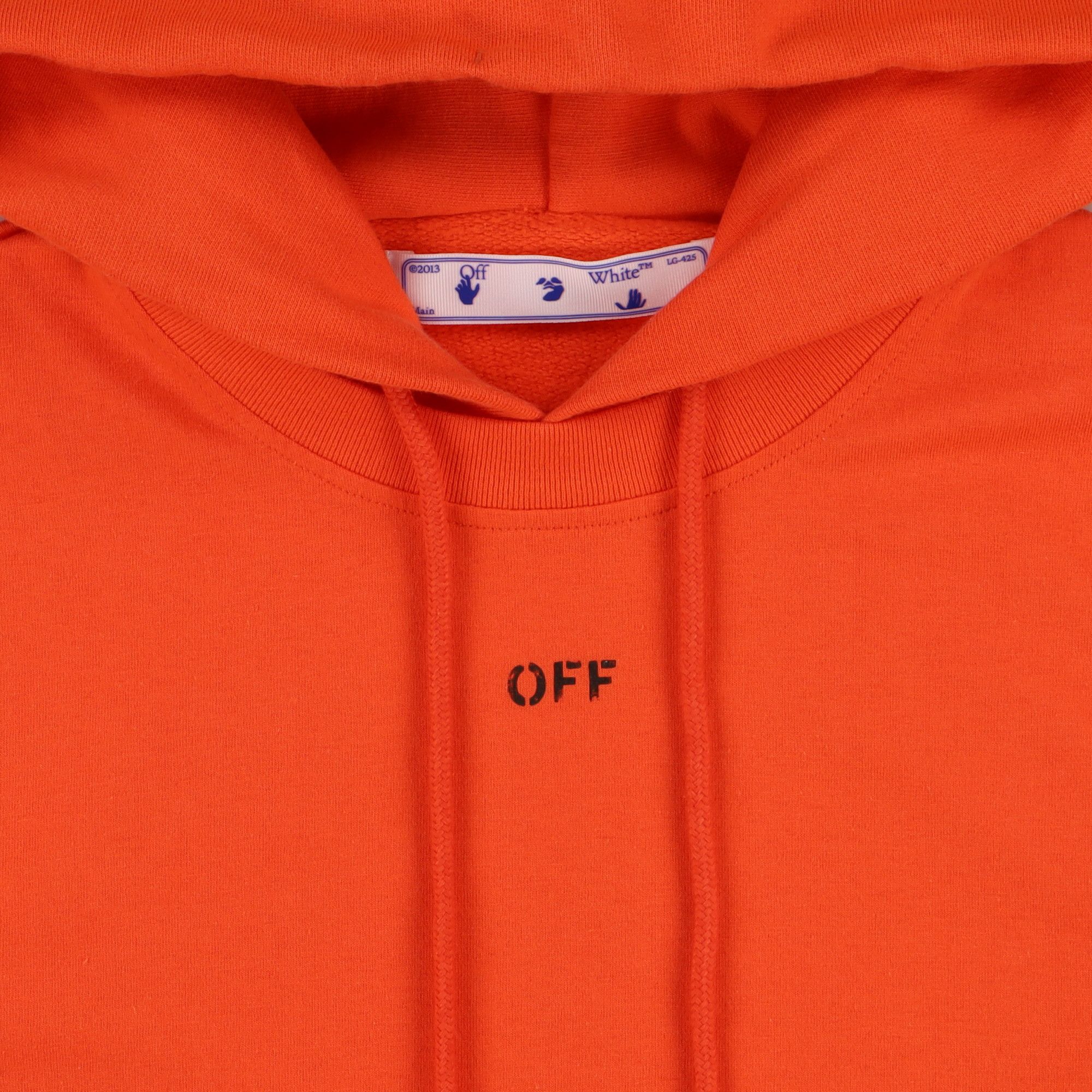 Off-White Orange Stencil Arrows Oversized Layered Tee Hoodie Size US XXS / EU 40 - 6 Thumbnail
