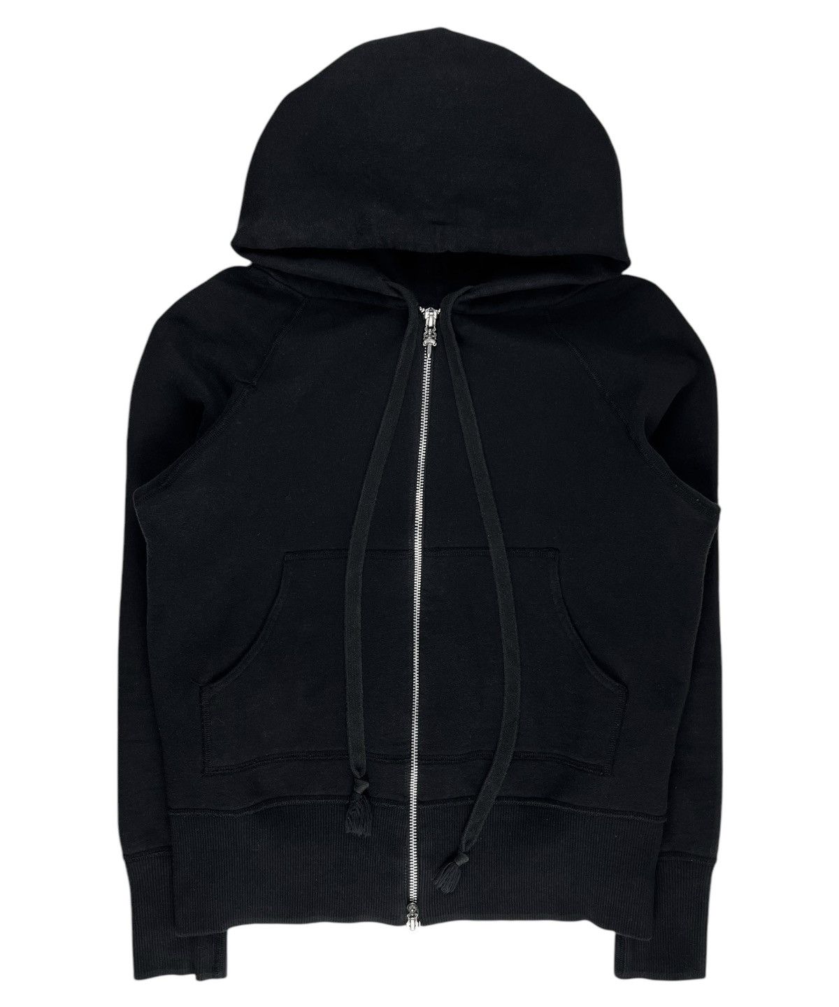 Chrome Hearts Chrome Hearts Leather Cross Patch Two Way Zip Up Hoodie Size M / US 6-8 / IT 42-44 - 2 Thumbnail
