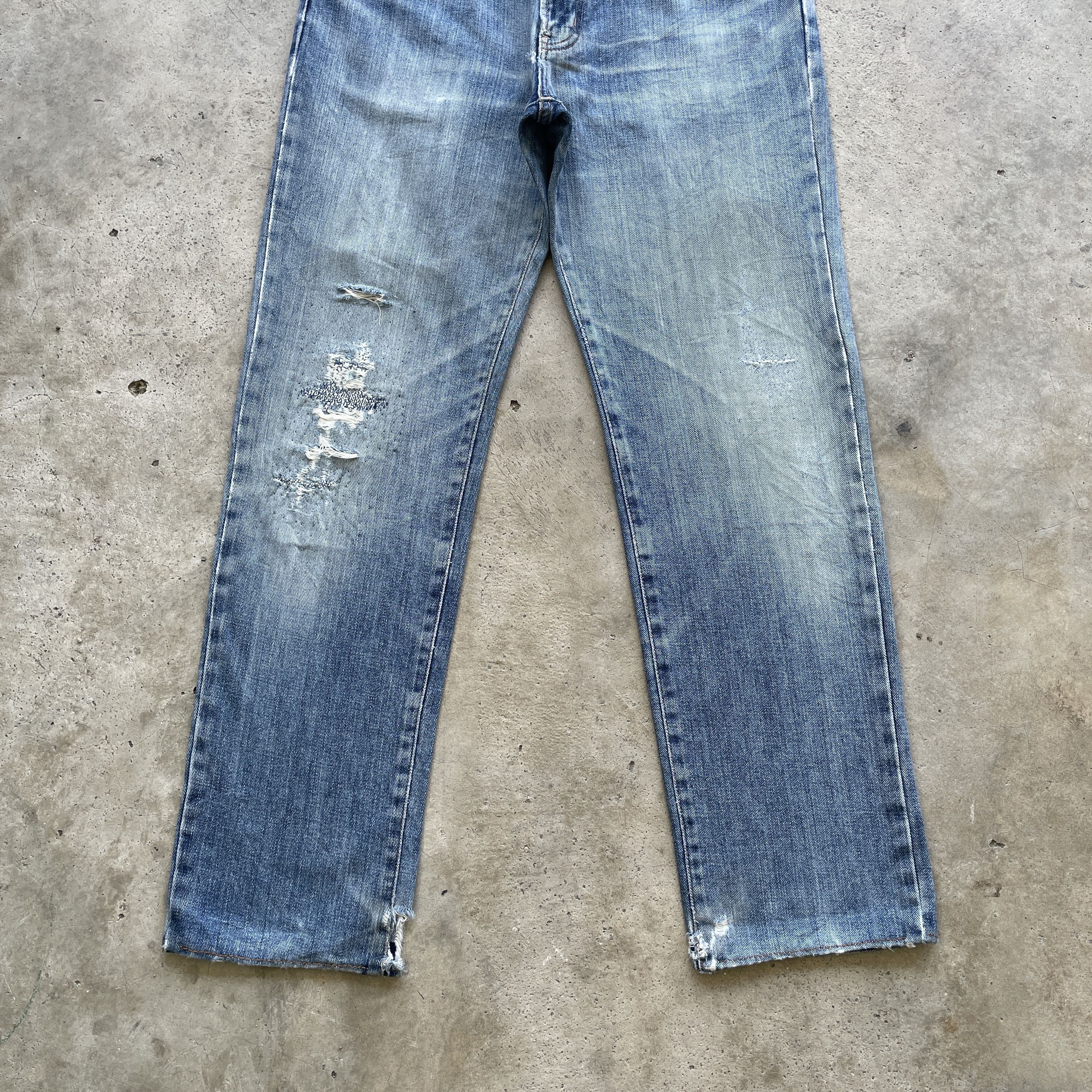 Edwin × Japanese Brand VINTAGE EDWIN FADED DENIM JEANS PANTS W32x30.5 Size US 32 / EU 48 - 4 Thumbnail