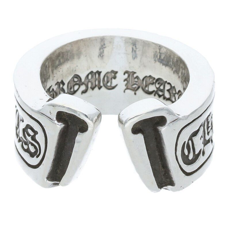 Chrome Hearts CHROME HEARTS Large Scroll Label Silver Ring Size ONE SIZE - 2 Thumbnail