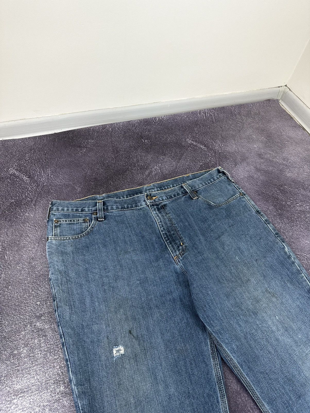 Carhartt Vintage Carhartt Faded American Opium Baggy USA Work Jeans Size US 42 / EU 58 - 12 Thumbnail