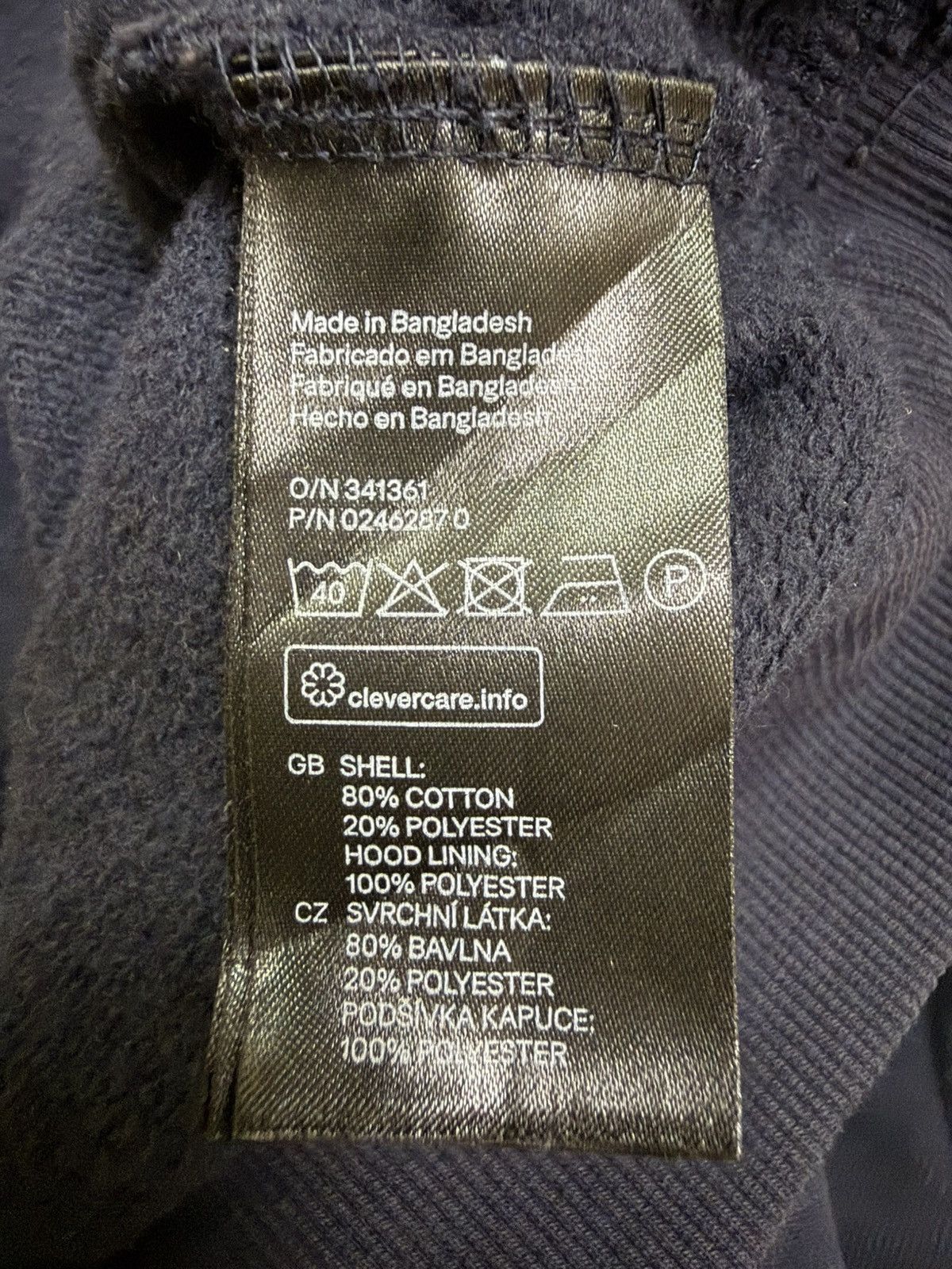 Divided Divided sherpa lined button up cowl neck graphic print hodie Size US M / EU 48-50 / 2 - 10 Thumbnail