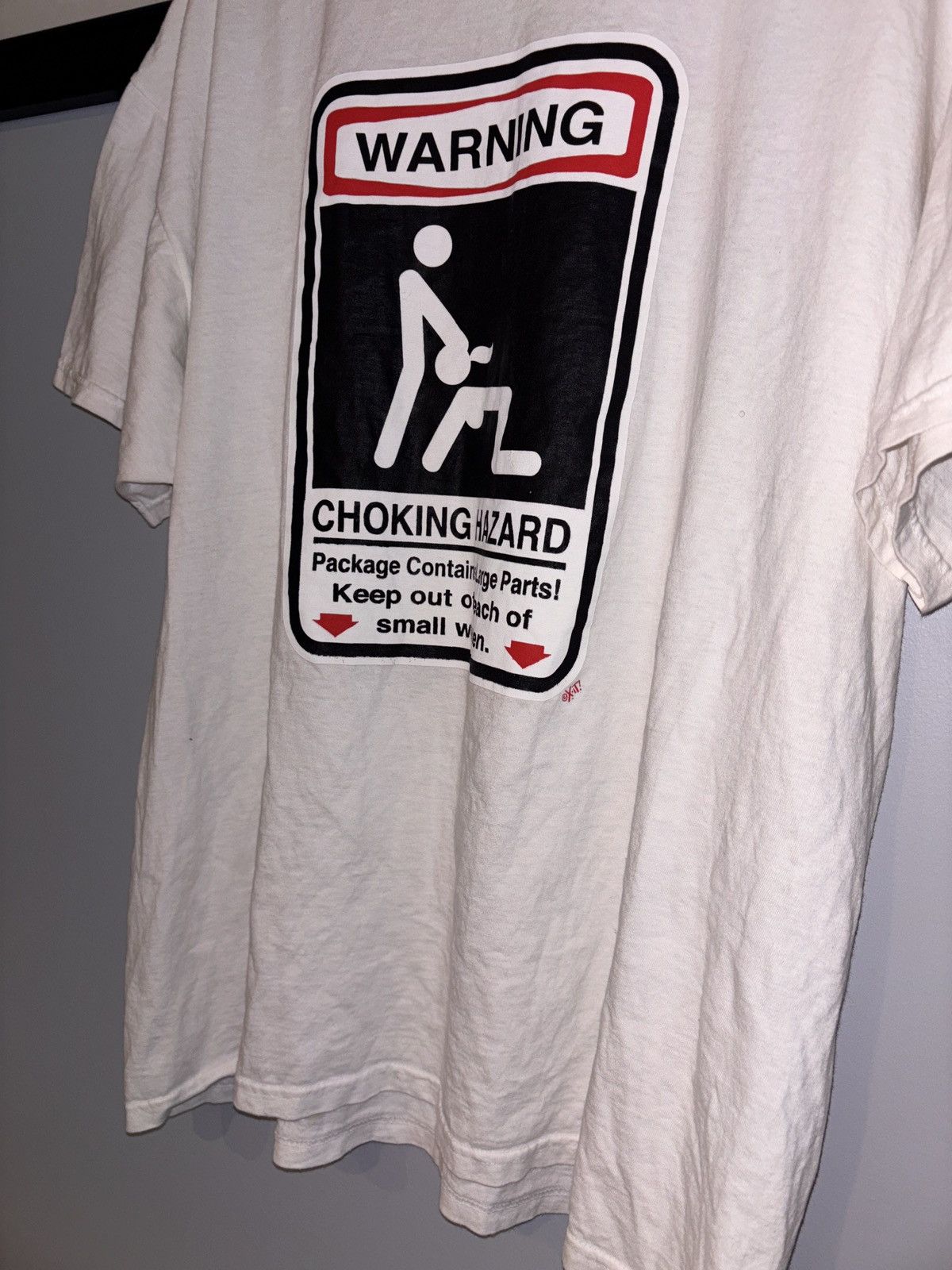 Band Tees Vintage Fruit of the Loom “Choking Hazard” Tee Size US XL / EU 56 / 4 - 1 Thumbnail